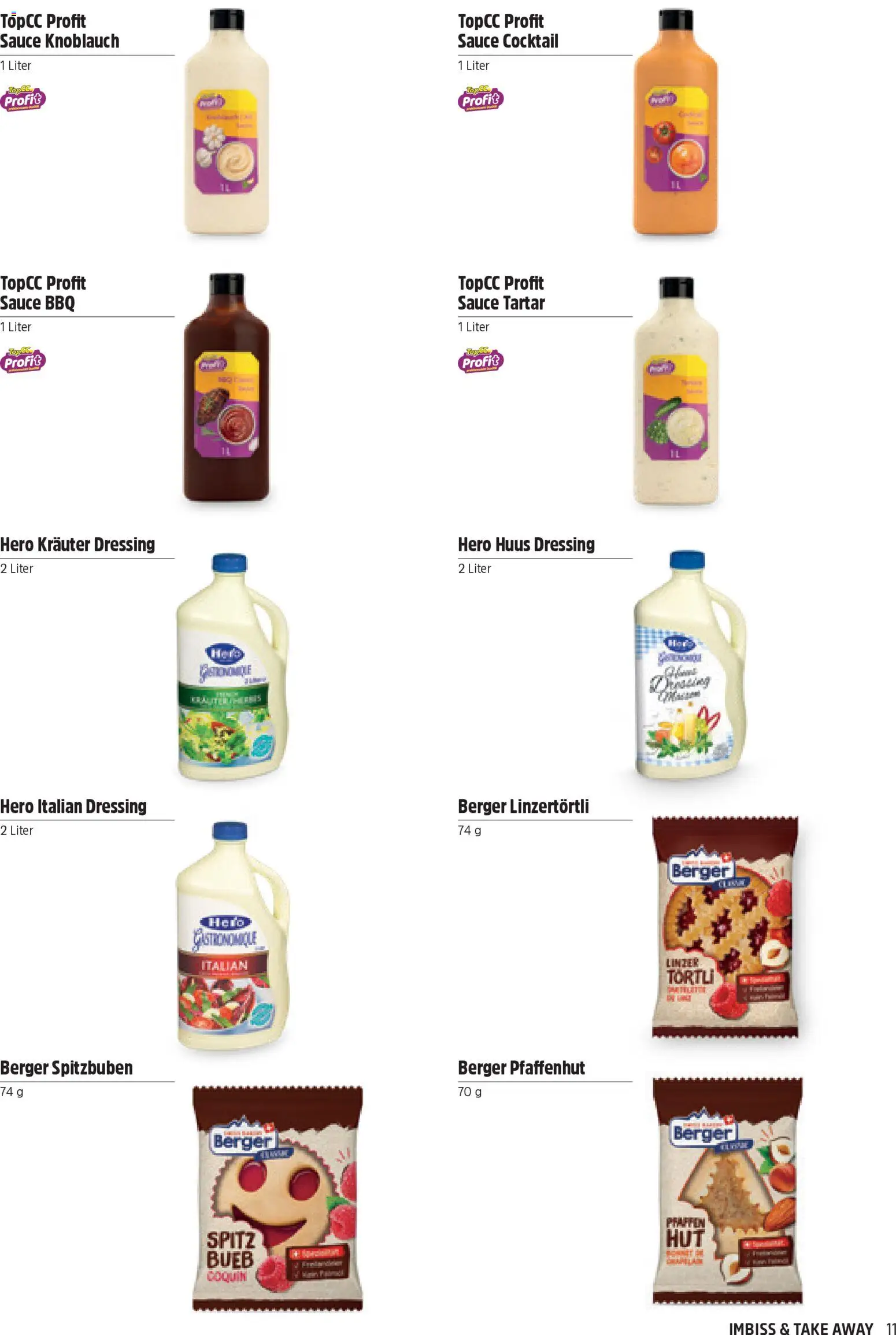 TopCC aktionen Imbiss & Take Away – gültig ab 31.03.2026 | Seite: 11 | Produkte: Dressing, Knoblauch