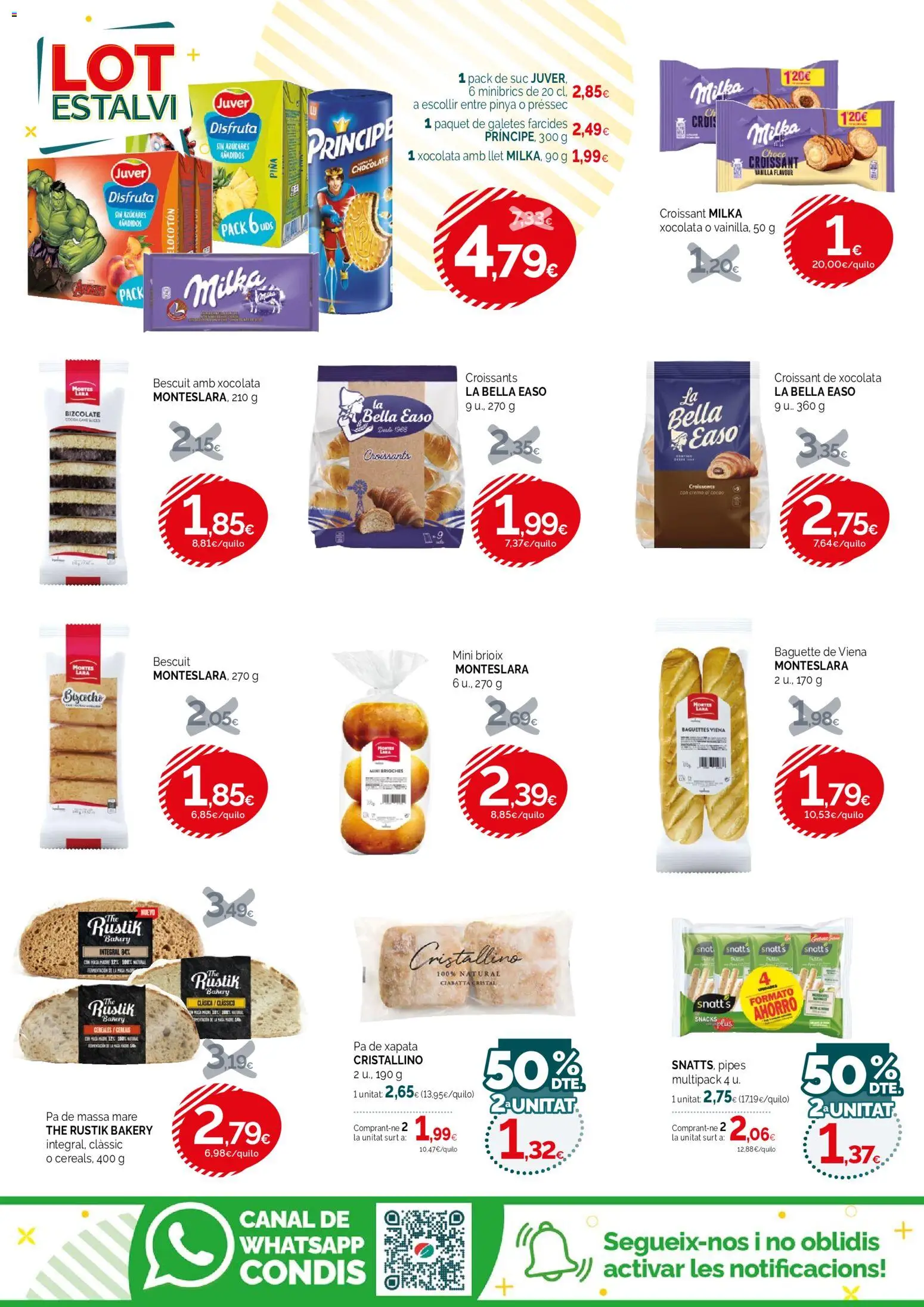 Condis folleto life │ válido desde el 19/08/2026 | Página: 10 | Productos: Baguette, Snacks, Croissant, Piña