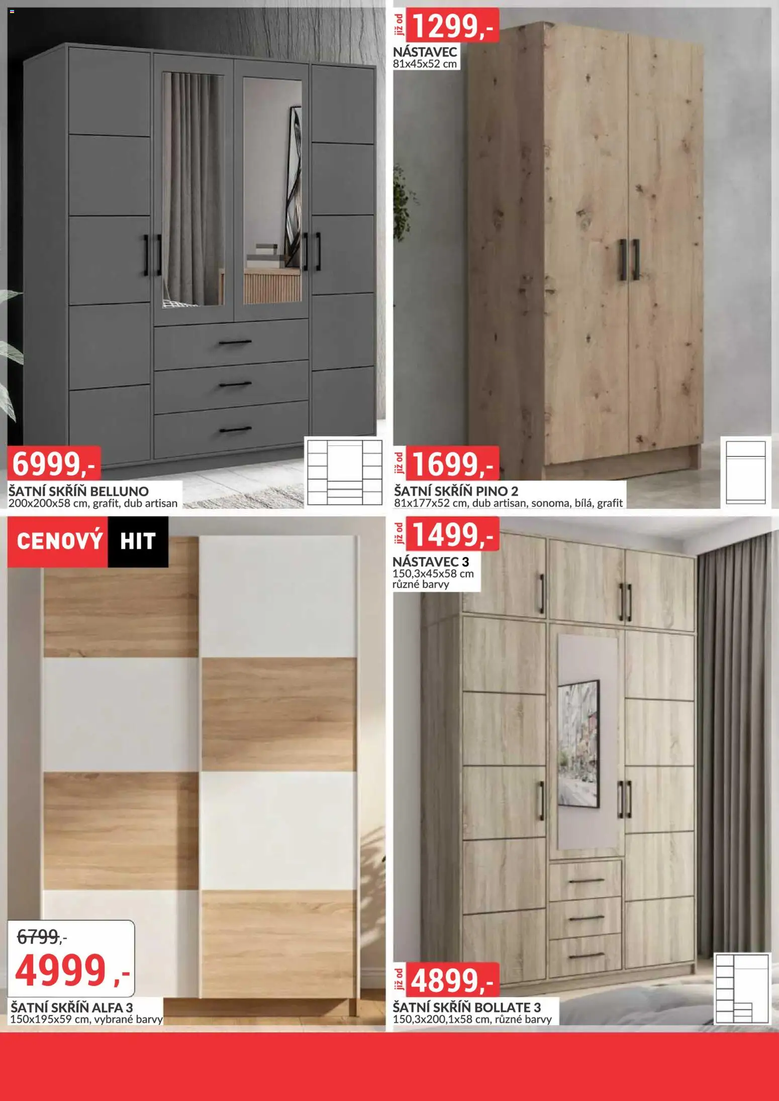 BAUMAX leták - Zaridte si bydlení podle sebe – vybírejte z tisícu produktu! od 01.11.2026 | Strana: 80 | Produkty: Šatní skříň, Barvy, Skříň