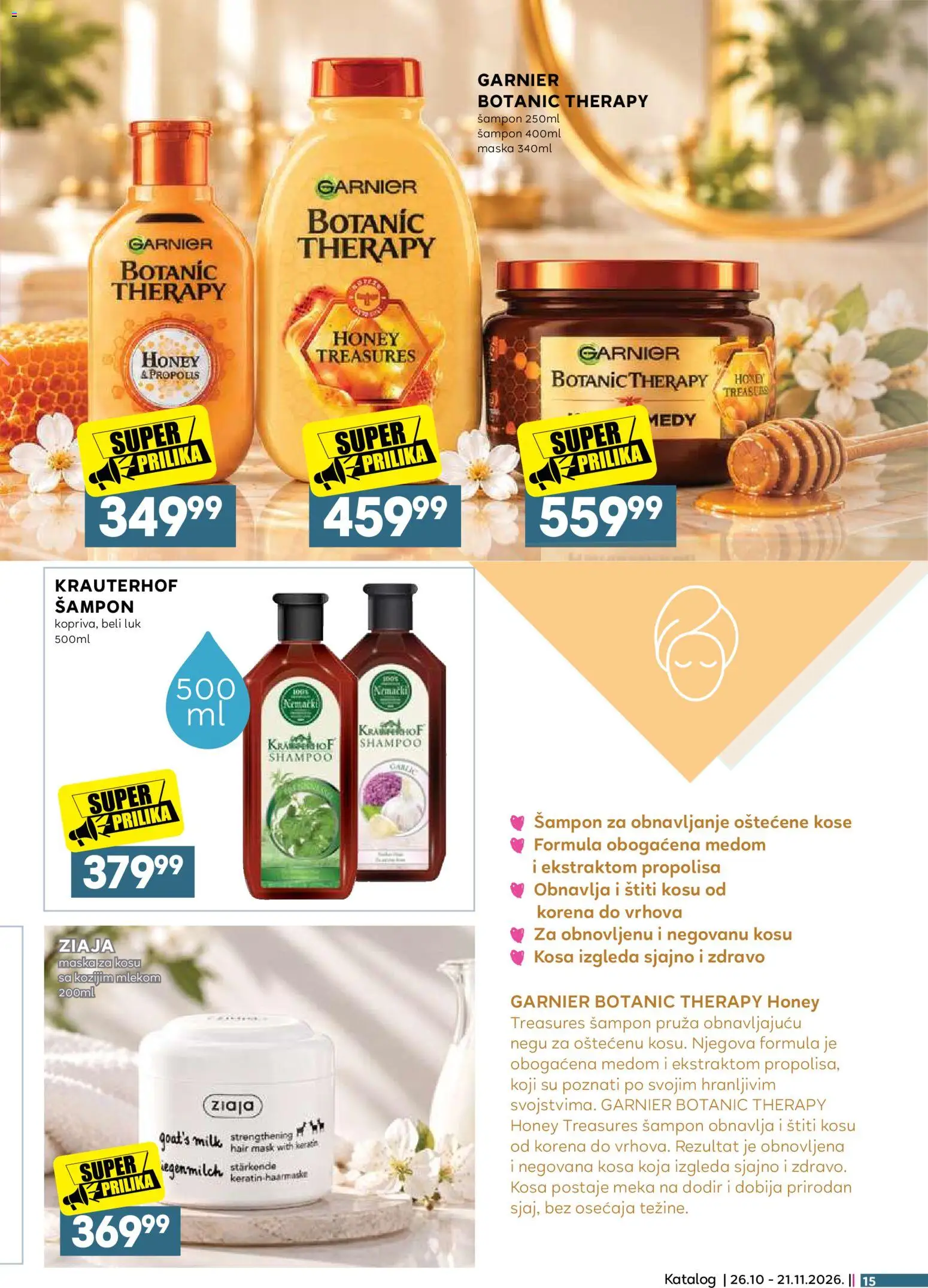 Idea katalog - važi od 26.10.2026 | Strana: 15 | Proizvode: Garnier, Beli luk, Luk, Šampon
