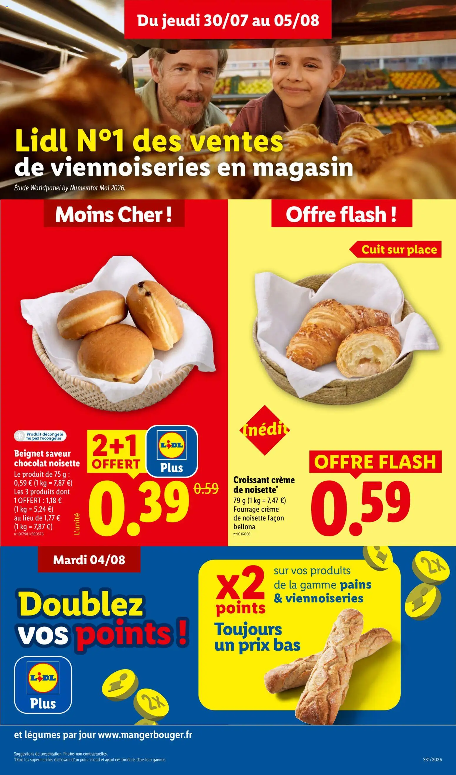 {H1} | Page: 11 | Produits: Beignet saveur chocolat noisette, Viennoiseries, Chocolat, Crème