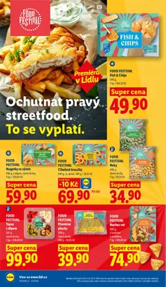 Náhled letáku FOOD FESTIVAL Nachos set, 500 g, s fazolemi a omáčkou, 1 kg = 149,80 Kč od 24.08.2026 | Strana: 18