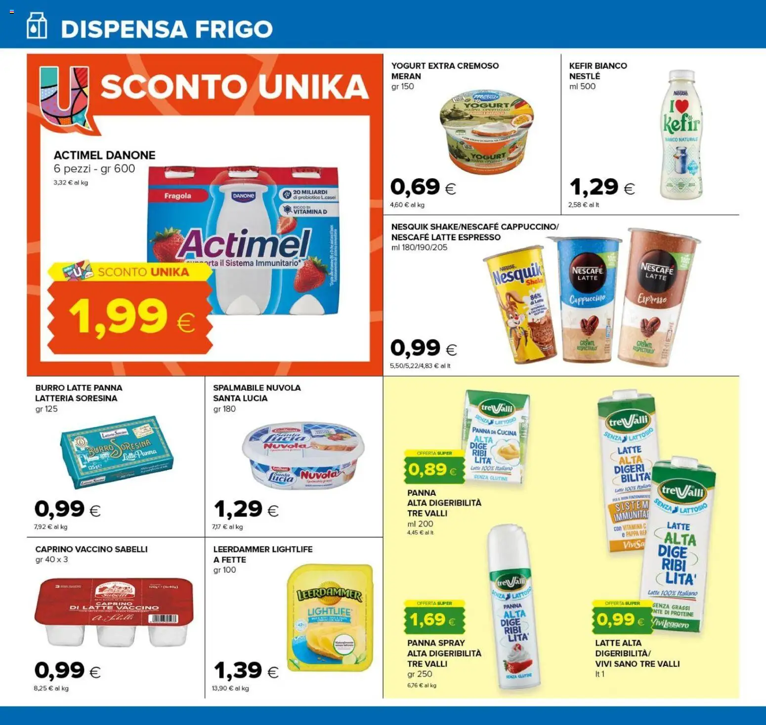 Volantino Oasi del 03/09/2026 | Pagina: 12 | Prodotti: Kefir, Latte, Burro, Senza lattosio