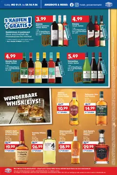 HOL’AB! Prospekt ab 21.09.2026 gültig | Seite: 8 | Produkte: Rotwein, Jack Daniel's, Bourbon, Whiskey