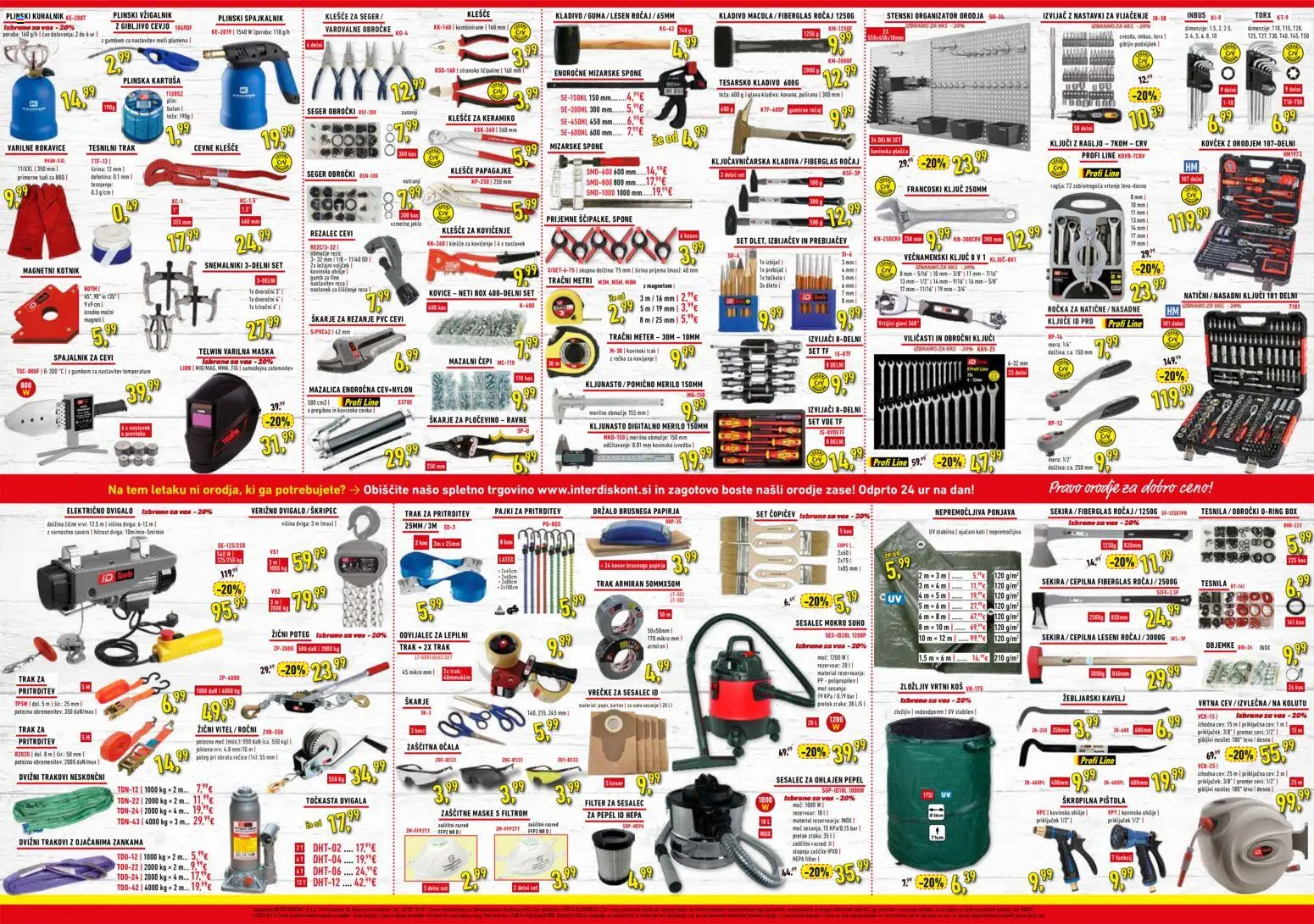 Novi Inter Diskont katalog ponudbe – veljaven od 06.10.2026 | Stran: 2 | Izdelki: Sesalec, Kuhalnik, Rokavice, Ocala