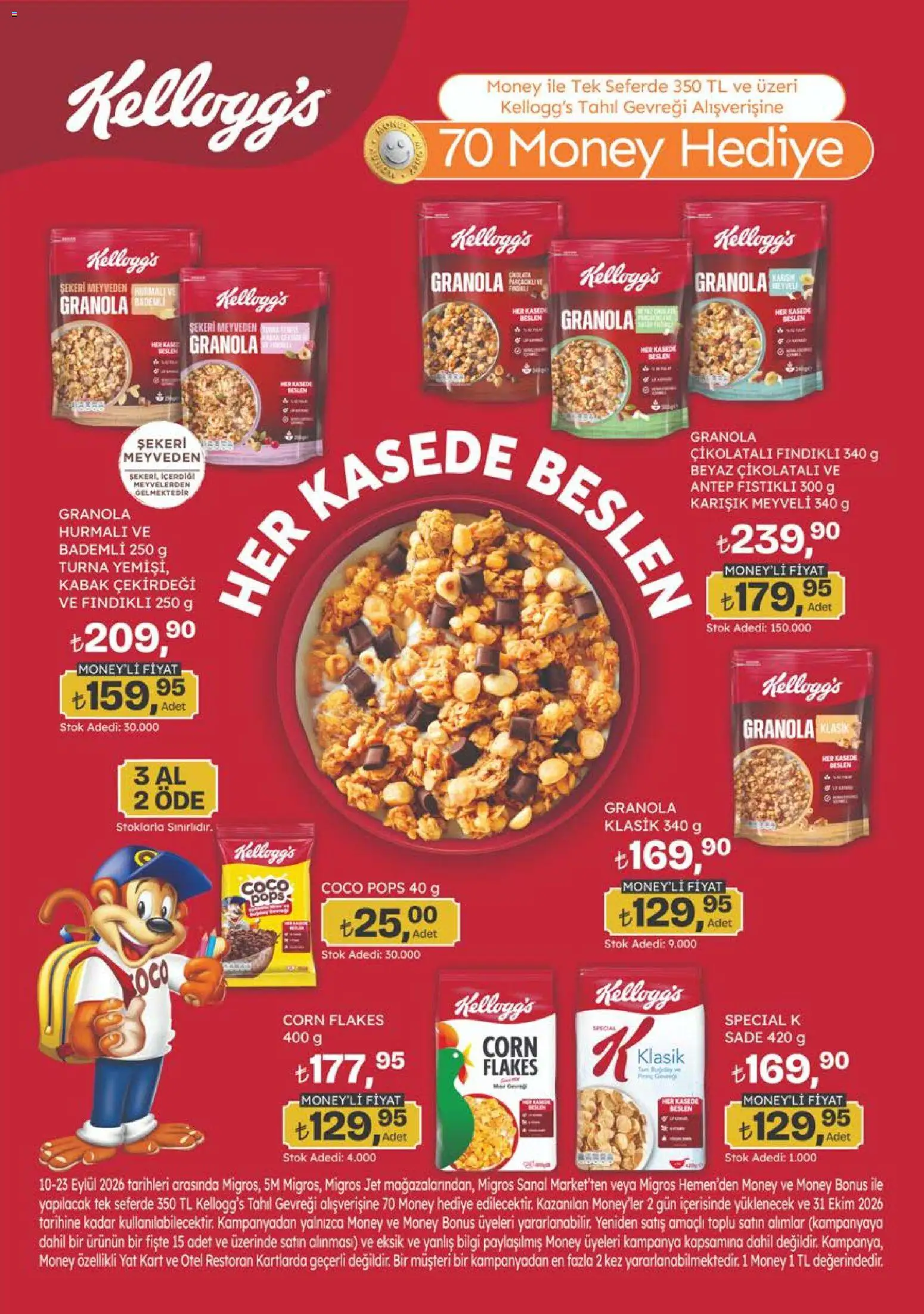 Migros Katalog - 5M Migroskop Dijital - 10 Eylül 2026 tarihinden itibaren geçerlidir | Sayfa: 52 | Ürünler: Kabak, Tahıl gevreği, Tahıl