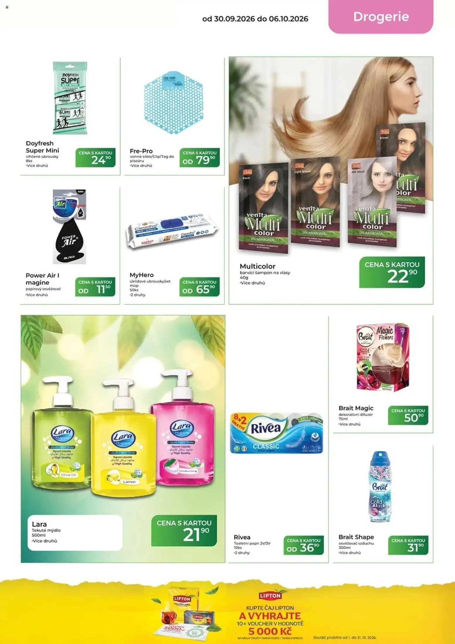Tamda Foods leták od 30.09.2026 | Strana: 53 | Produkty: Toaletní papír, Osvěžovač vzduchu, Drogerie, Šampon
