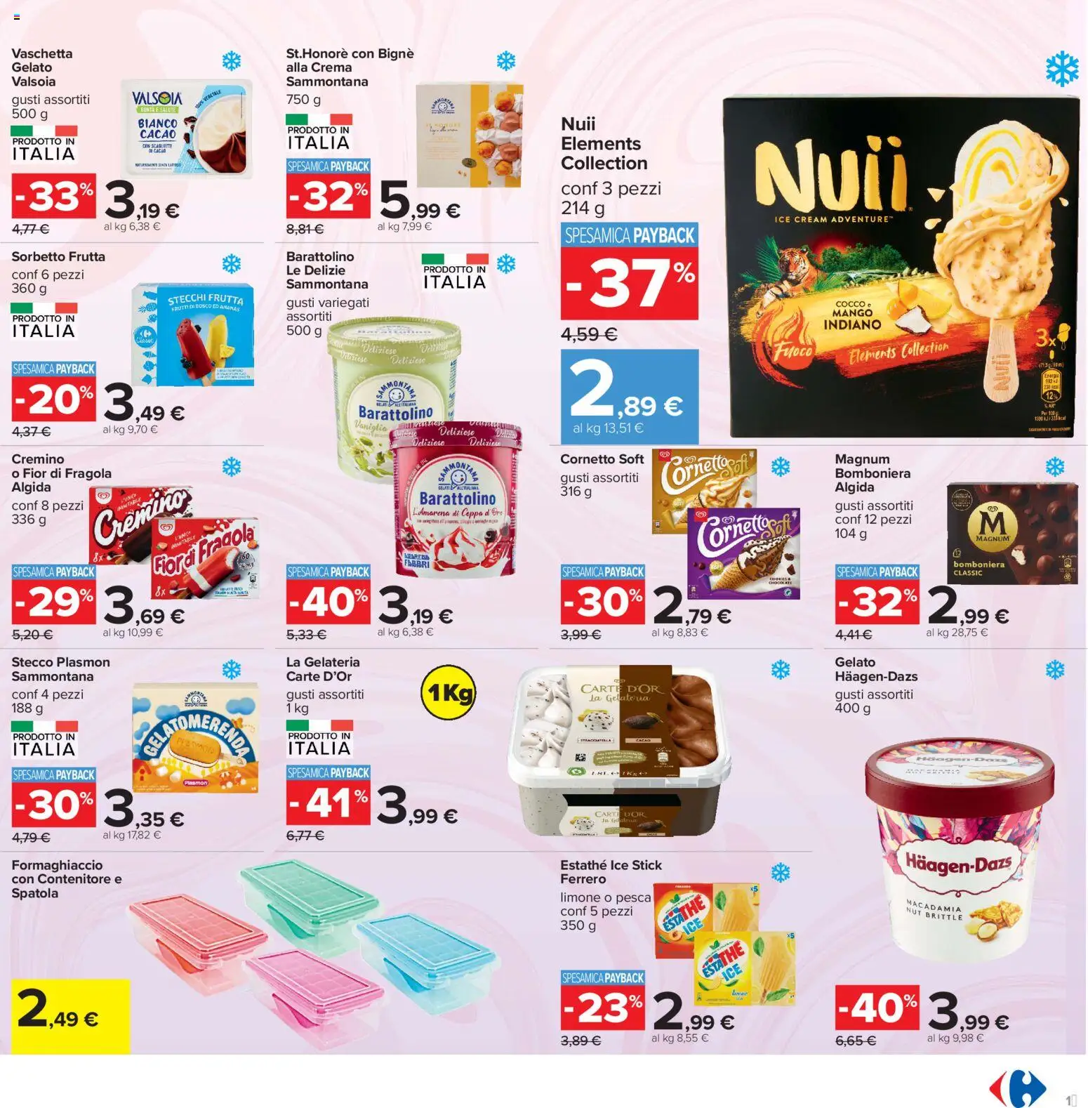 Volantino Carrefour del 16.06.2026 | Pagina: 19 | Prodotti: Limone, Contenitore, Cacao, Stracciatella