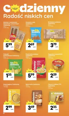 Pogląd oferty "Delikatesy Centrum gazetka" - ważna od 30.07.2026 | Strona: 22 | Produkty: Kasza, Paprykarz, Bułka tarta, Paluszki