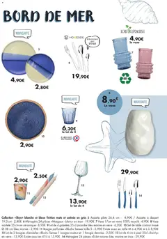 E.Leclerc - Prévisualisation de Vase 17cm en verre 100% recyclé, Vase 17cm en verre 100% recyclé valide à partir de 02/06/2026 | Page: 5 | Produits: Table, Vase, Vin