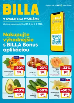 Billa leták platný od 29.07.2026