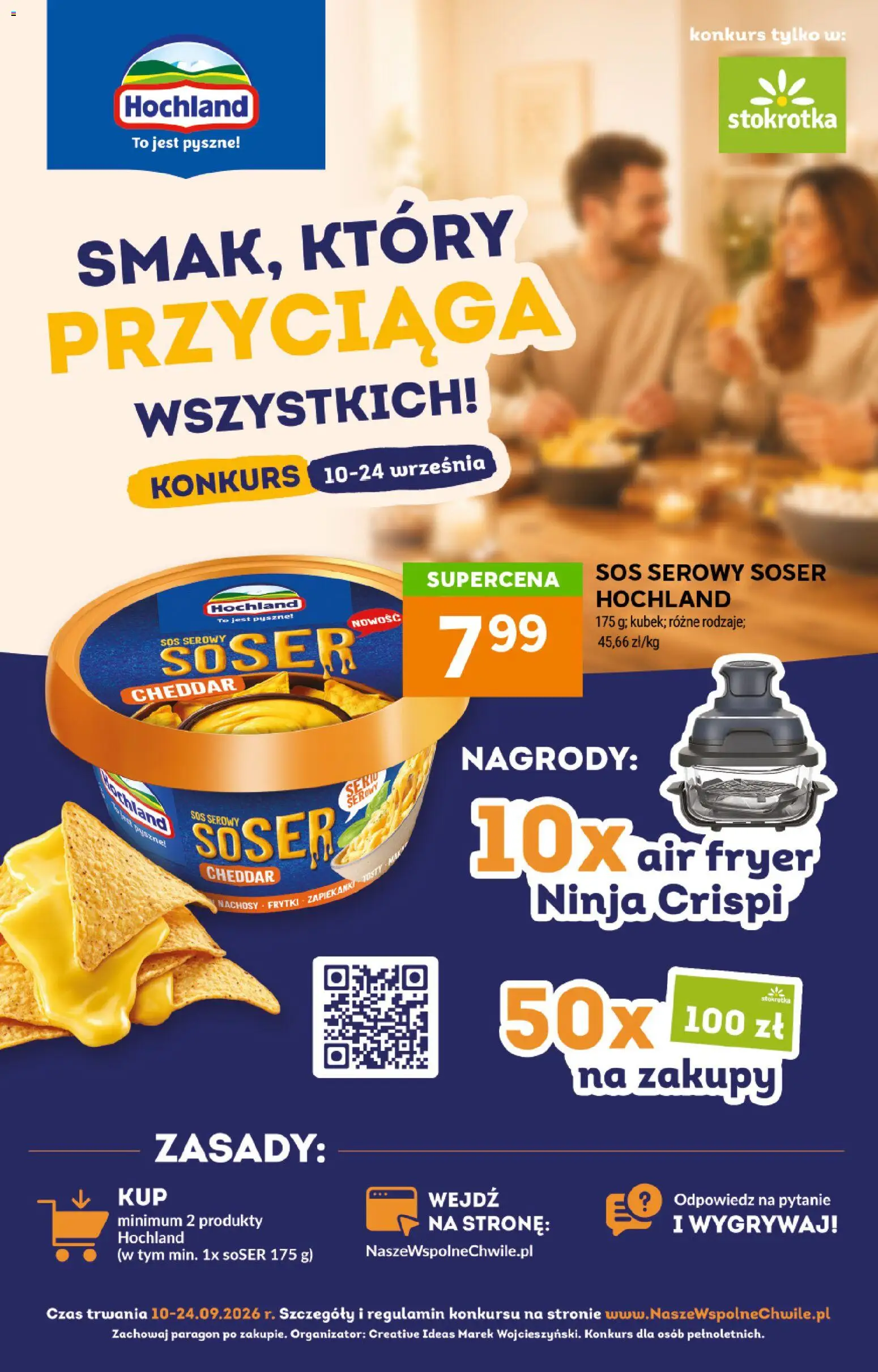 Stokrotka gazetka - Market od 10.09.2026 | Strona: 15 | Produkty: Nachosy, Zapiekanki, Cheddar, Sos