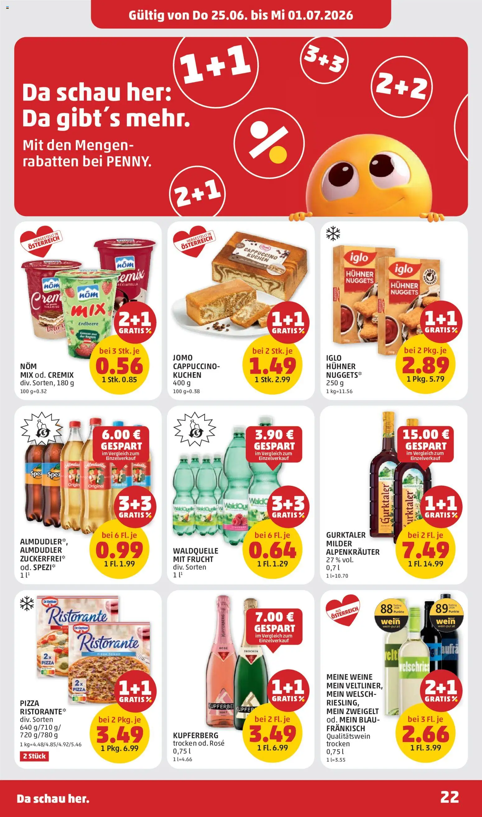 Penny Markt Flugblatt gültig ab 25.06.2026 | Seite: 22