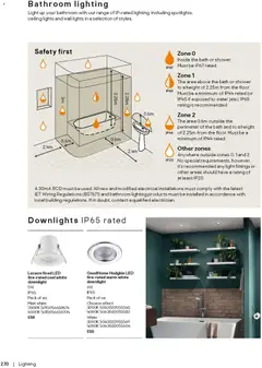 Preview of B&Q - Bathrooms valid from 16.12.2025 | Page: 270 | Products: Bath, Shower, Lights