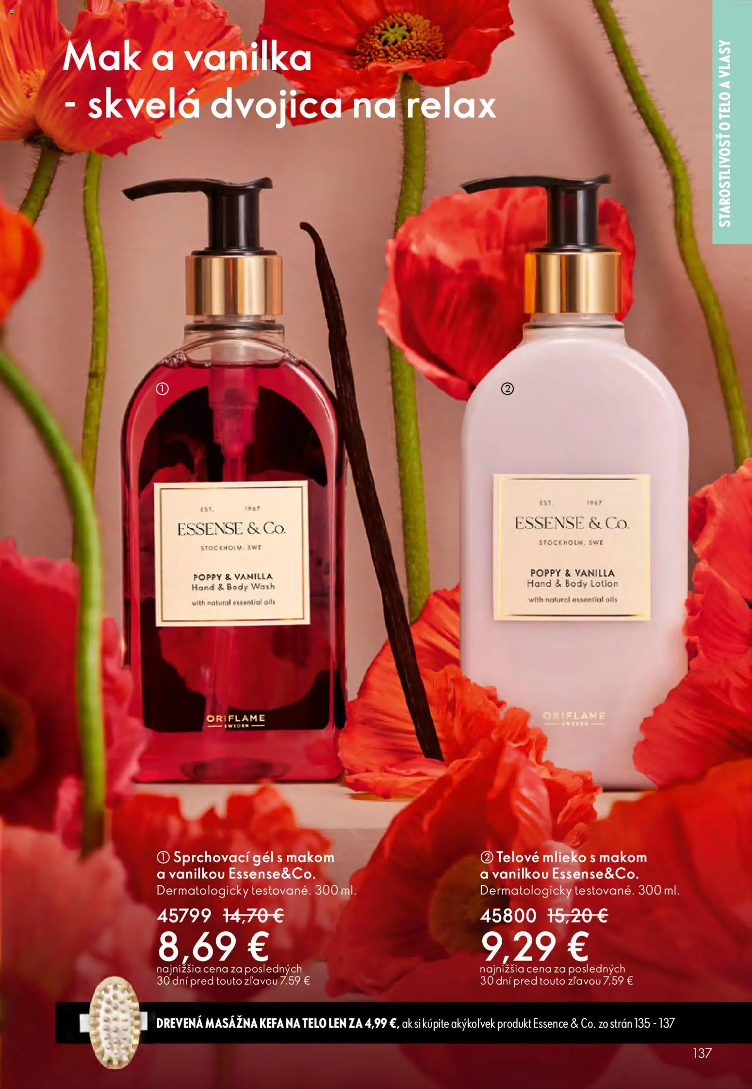 Nové Oriflame akcie – leták je platný od 27.05.2026 | Strana: 137 | Produkty: Mlieko, Kefa, Telové mlieko, Mak
