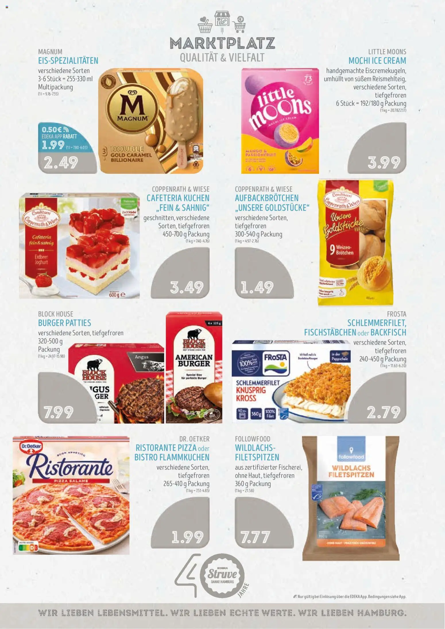Edeka Struve Prospekt 	 – gültig ab 18.05.2026 | Seite: 9 | Produkte: Ristorante, Joghurt, Burger, Mochi