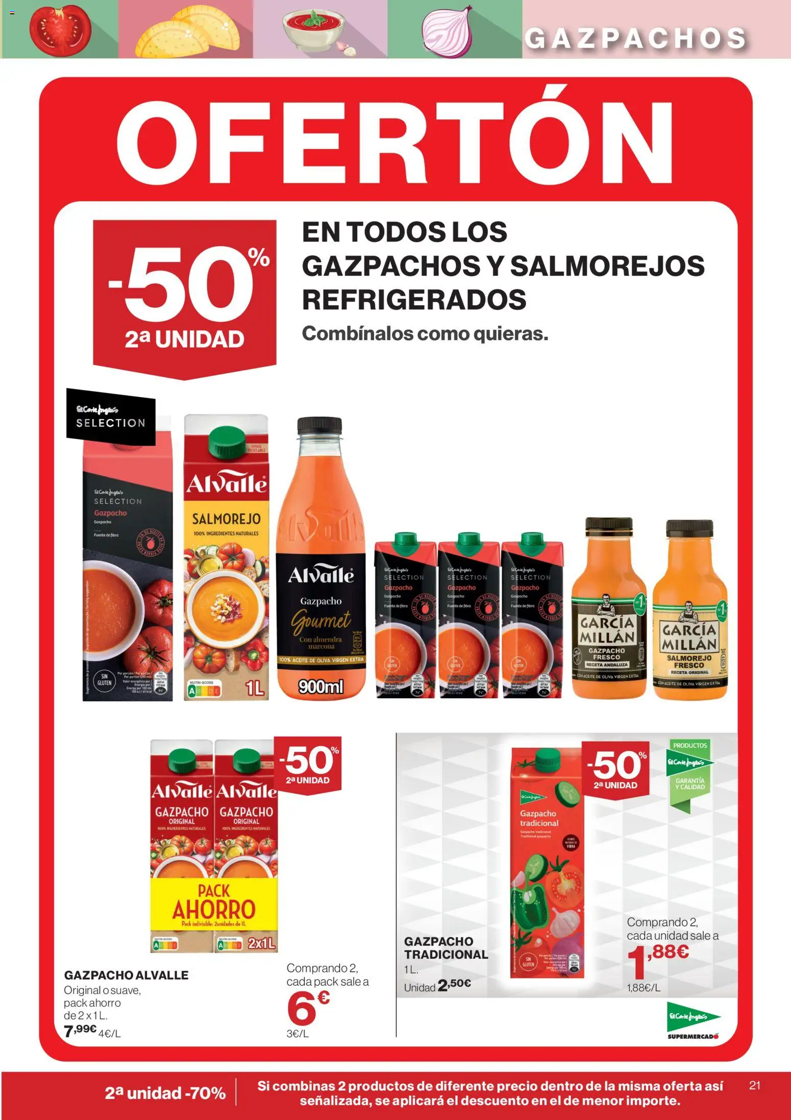 Supercor Canarias │ válido desde el 21.05.2026 | Página: 21 | Productos: Aceite, Aceite de oliva, Aceite de oliva virgen extra, Gazpacho