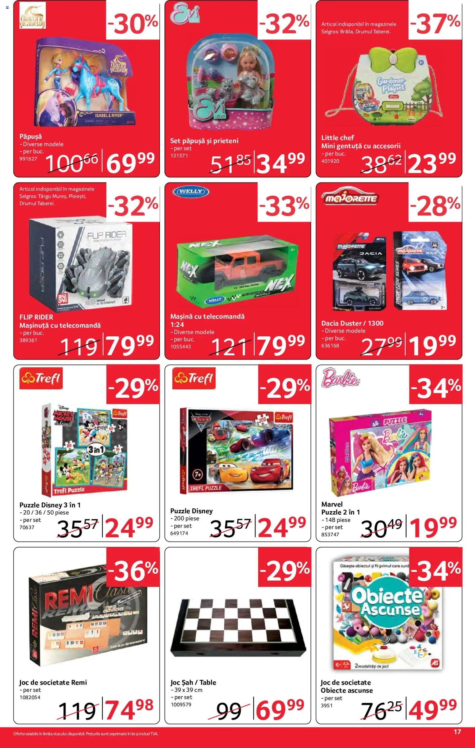 Noul catalog Selgros – valabil de la 18.09.2026 | Pagină: 17 | Produse: Mouse, Disney, Joc