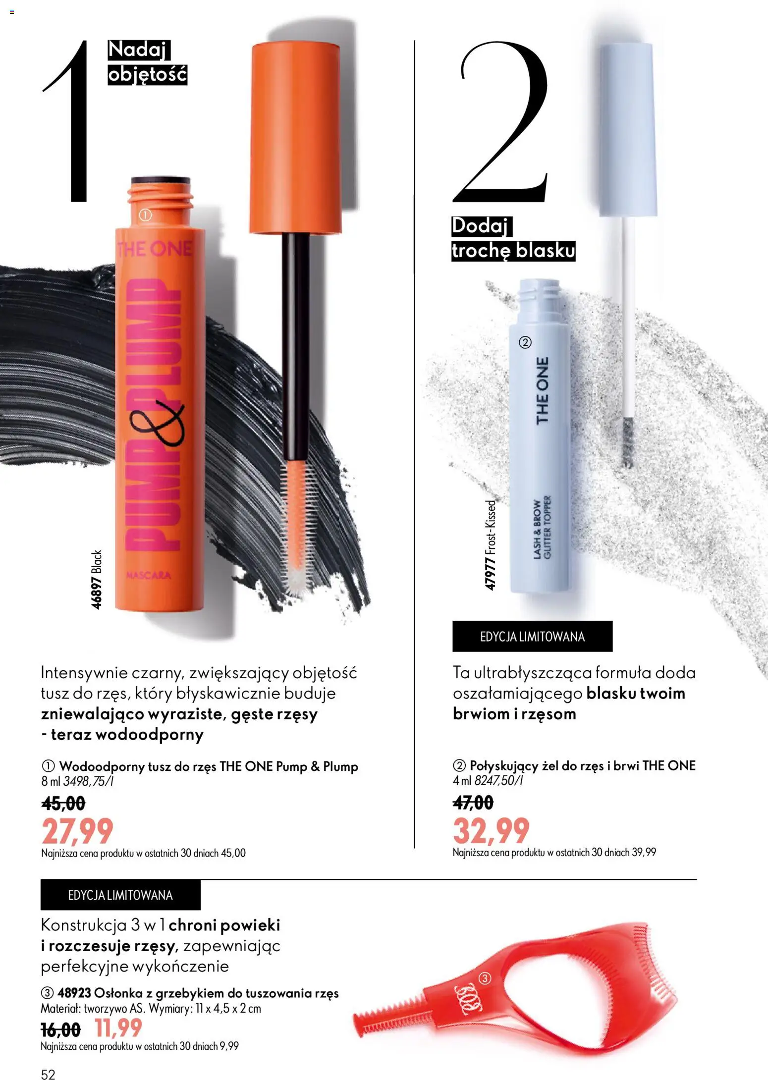 Oriflame Katalog 9 2026 od 17.06.2026 | Strona: 52 | Produkty: Tusz do rzęs
