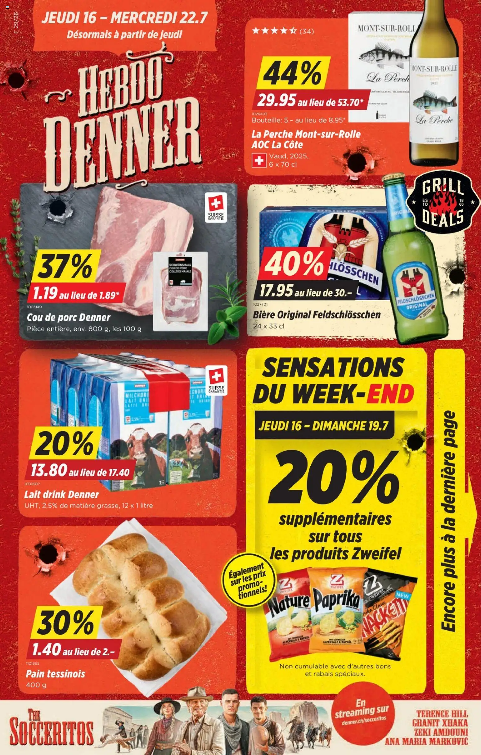 Denner aktionen FR – gültig ab 16.07.2026 | Seite: 1 | Produkte: Grill