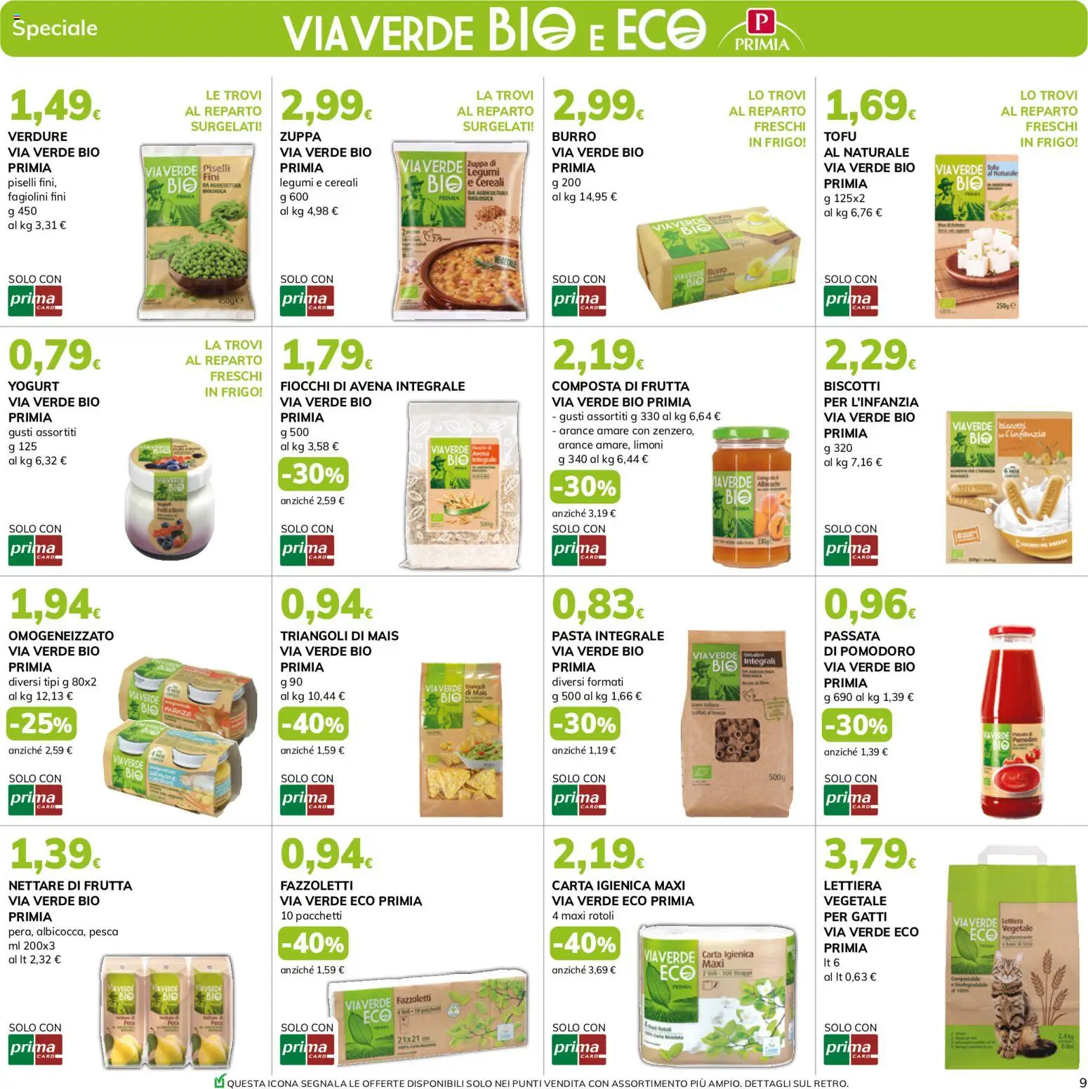 Volantino Basko del 11/08/2026 | Pagina: 9 | Prodotti: Fazzoletti, Biscotti, Piselli, Limoni