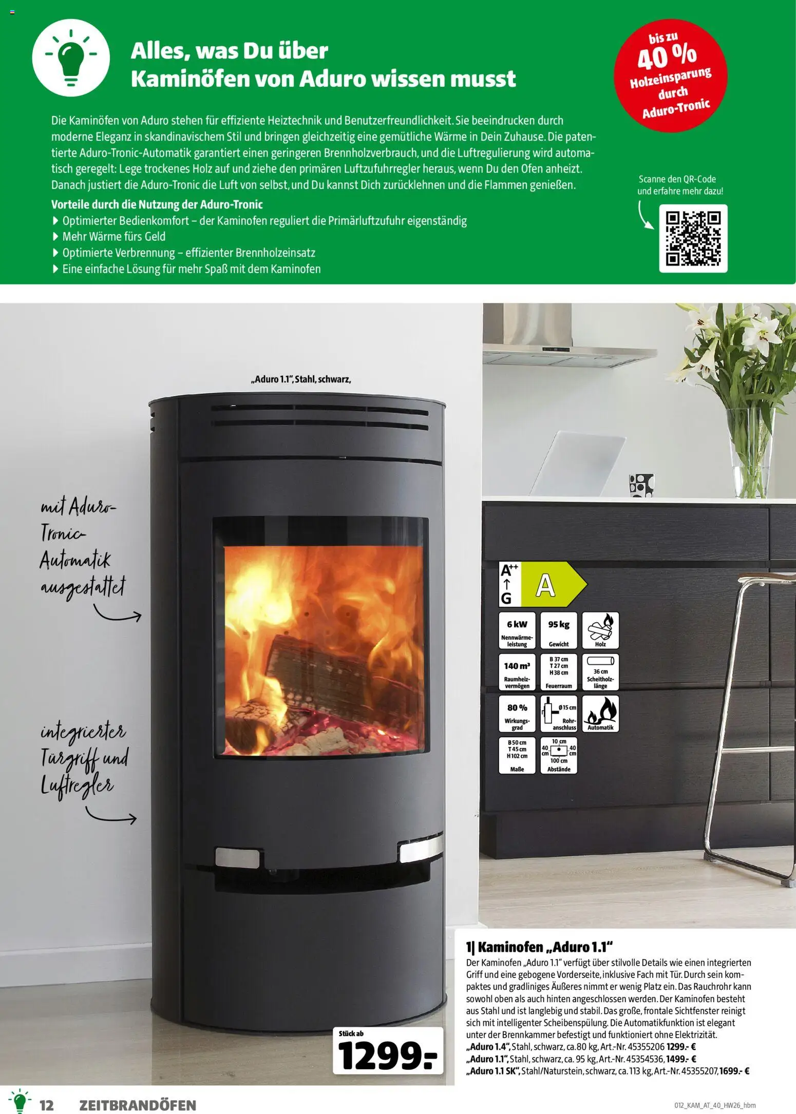 Hagebau Kaminofen und Zubehör gültig ab 29.07.2026 | Seite: 12 | Produkte: Ofen, Gewicht, Tisch