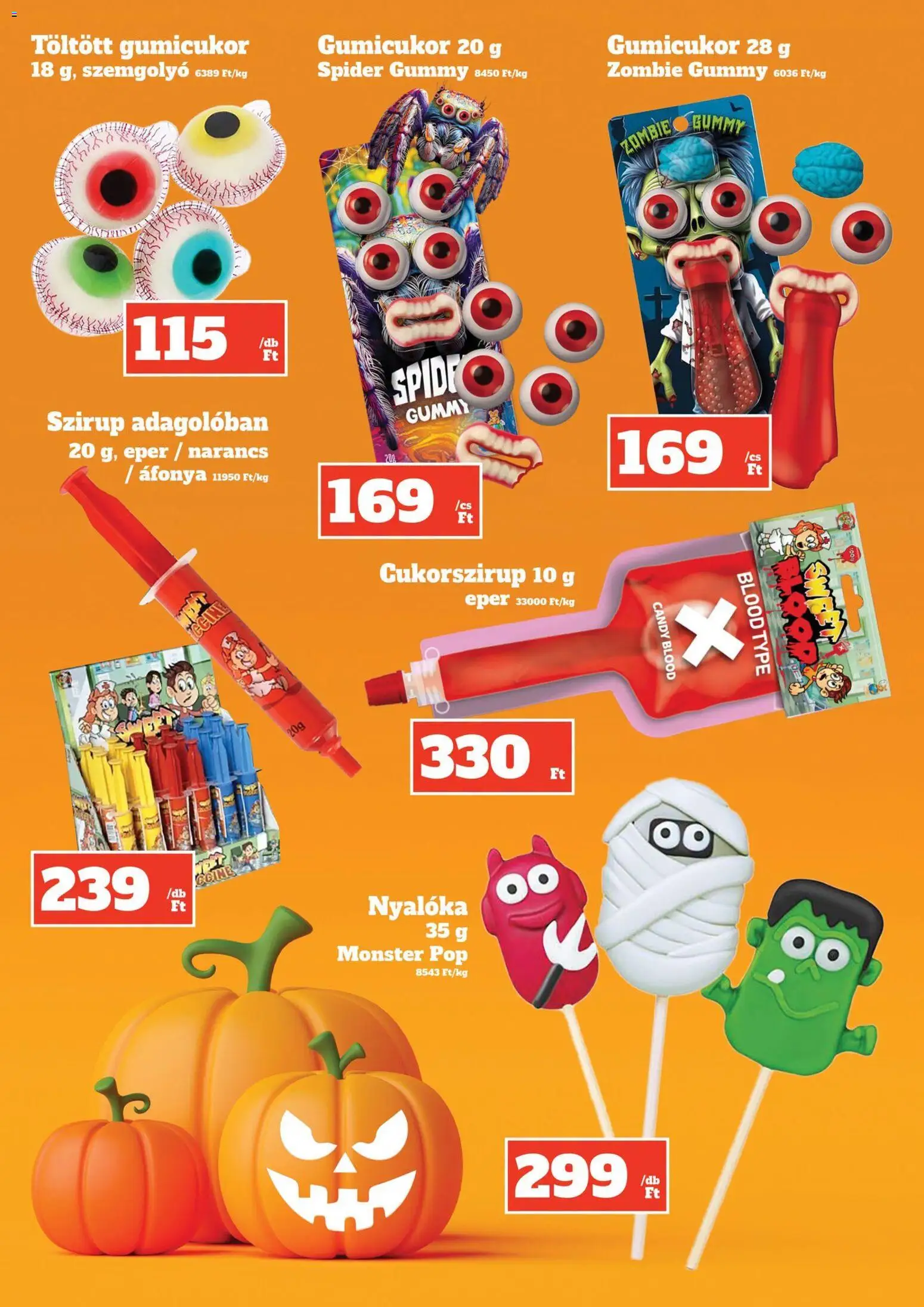 Vil-For akciós ujság - amely érvényes a következő dátumtól: 2026.10.08. | Oldal: 18 | Termékek: Áfonya, Nyalóka, Szirup, Eper