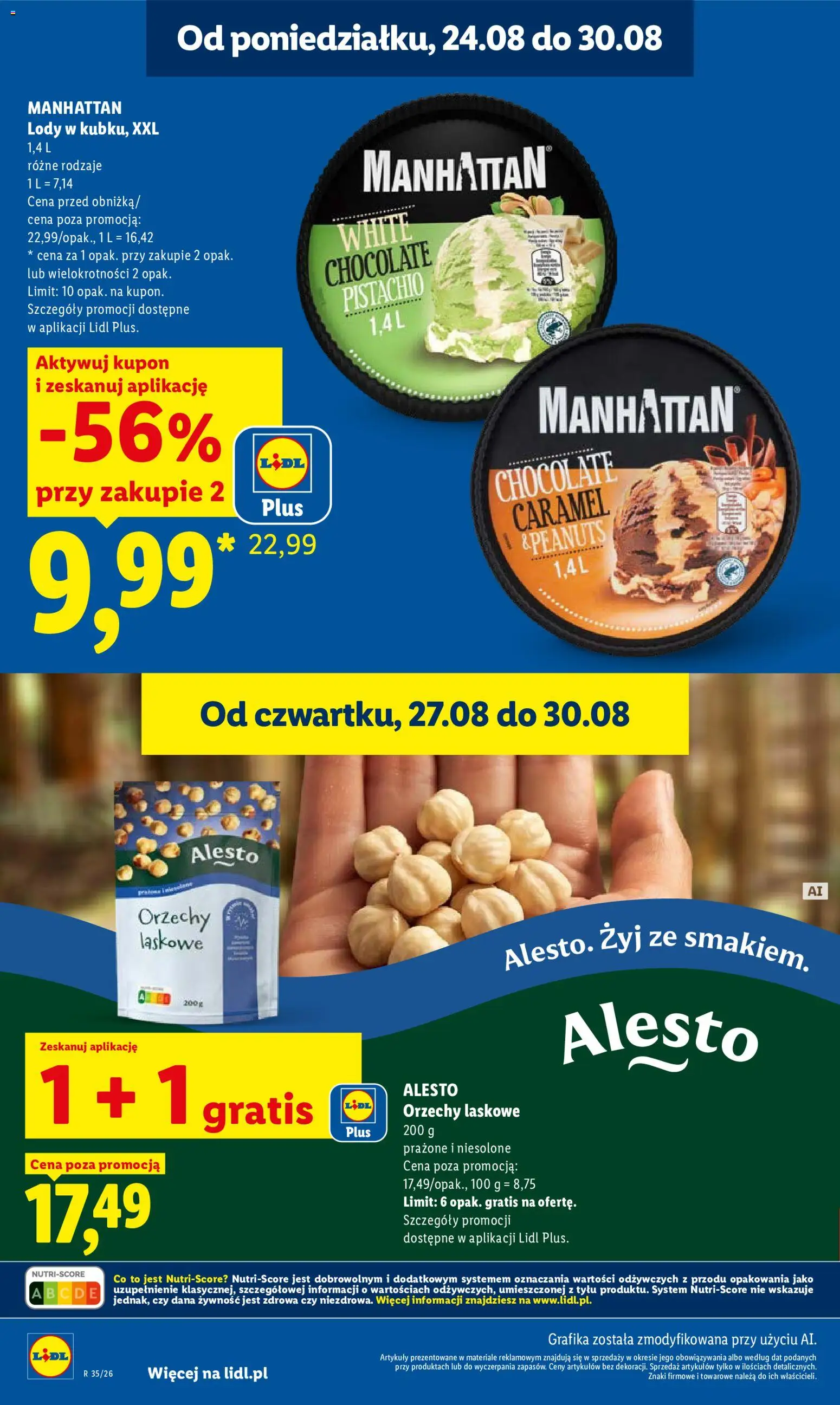 Lidl Polsko leták od 27.08.2026 | Strana: 22 | Produkty: Manhattan