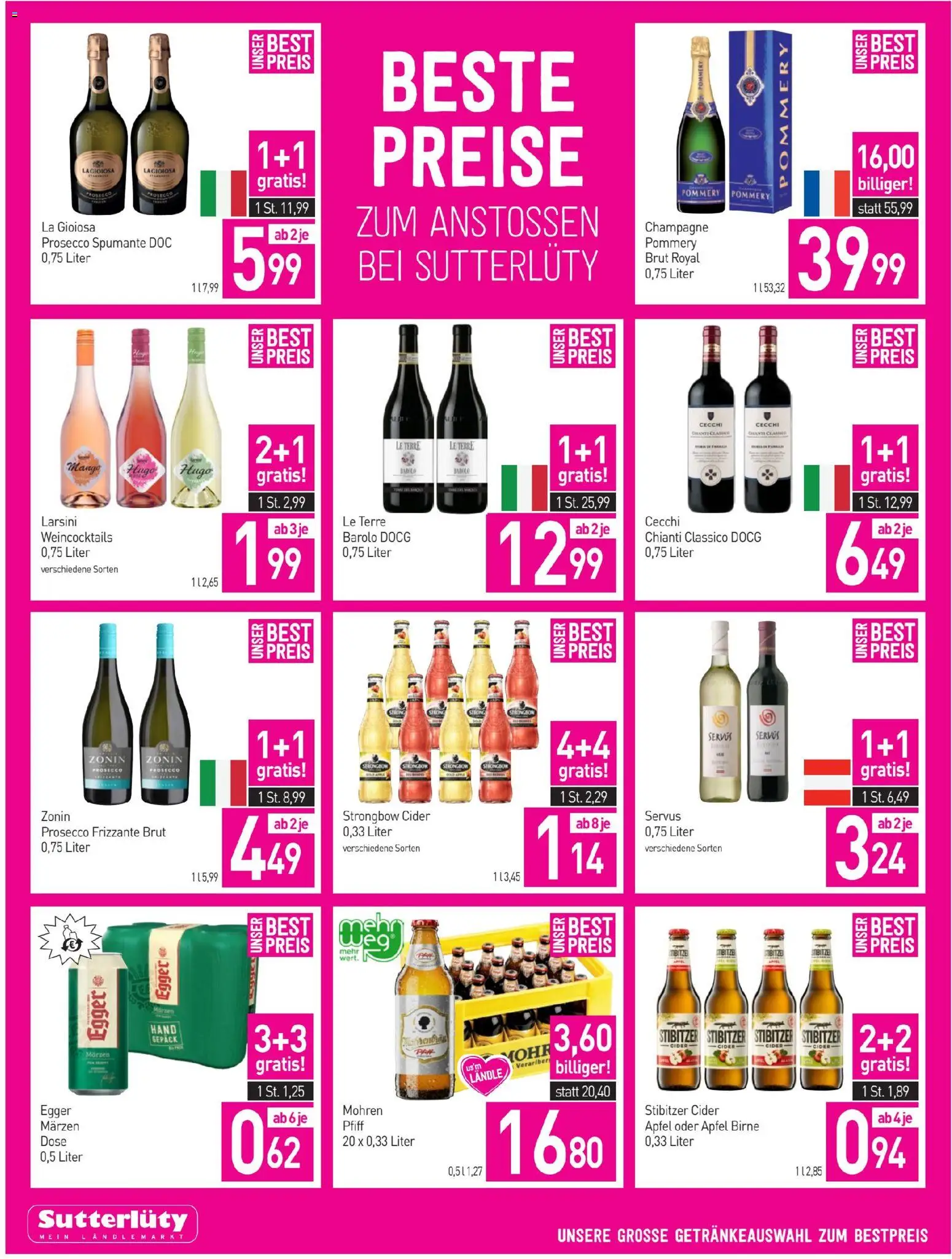 Sutterlüty Flugblatt gültig ab 21.05.2026 | Seite: 12 | Produkte: Mango, Birne, Äpfel