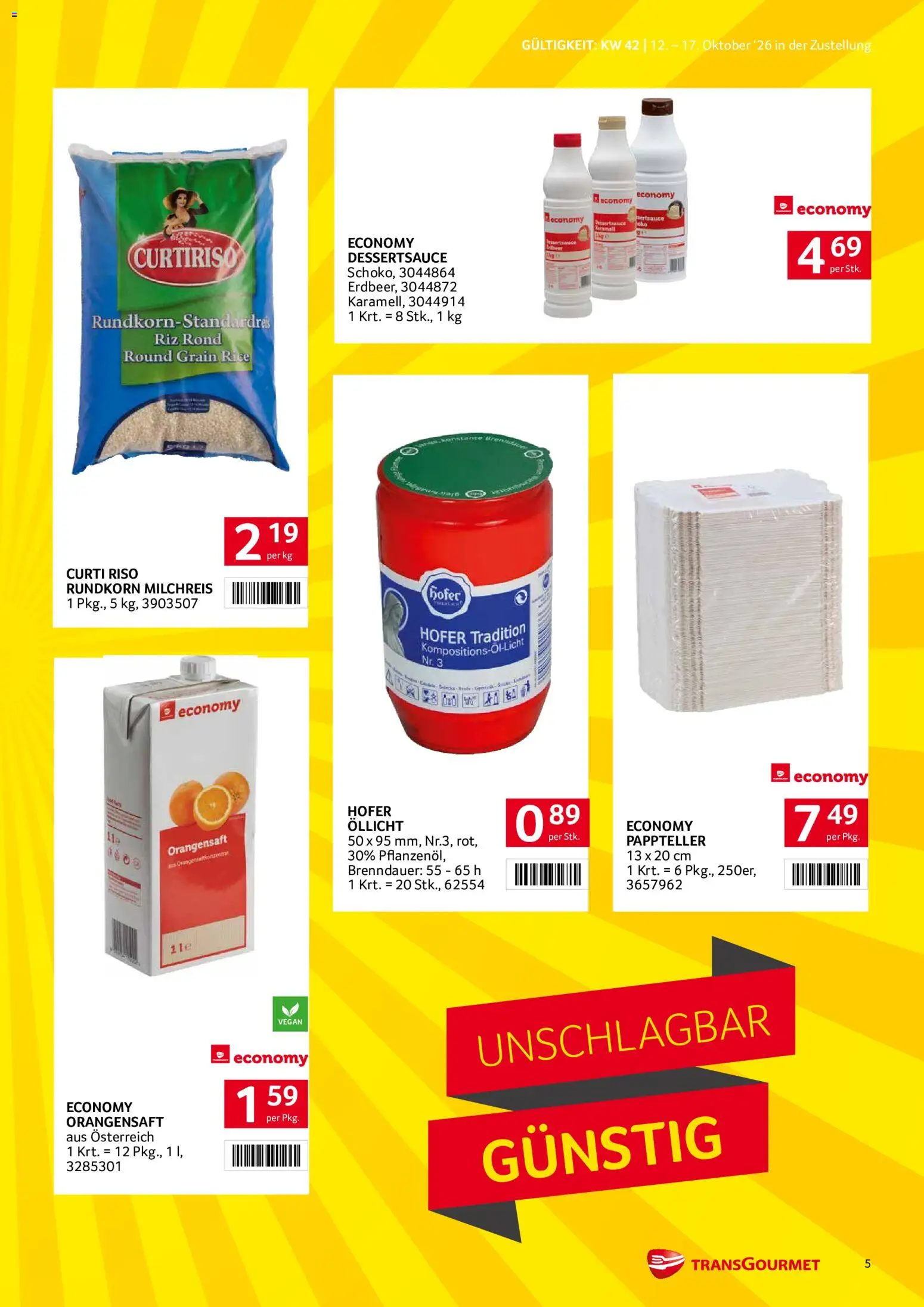 Transgourmet Flugblatt gültig ab 11.10.2026 | Seite: 5