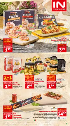 Interspar Italien ab 01.07.2026 gültig | Seite: 9 | Produkte: Pasta, Salami, Pizza, Rindfleisch