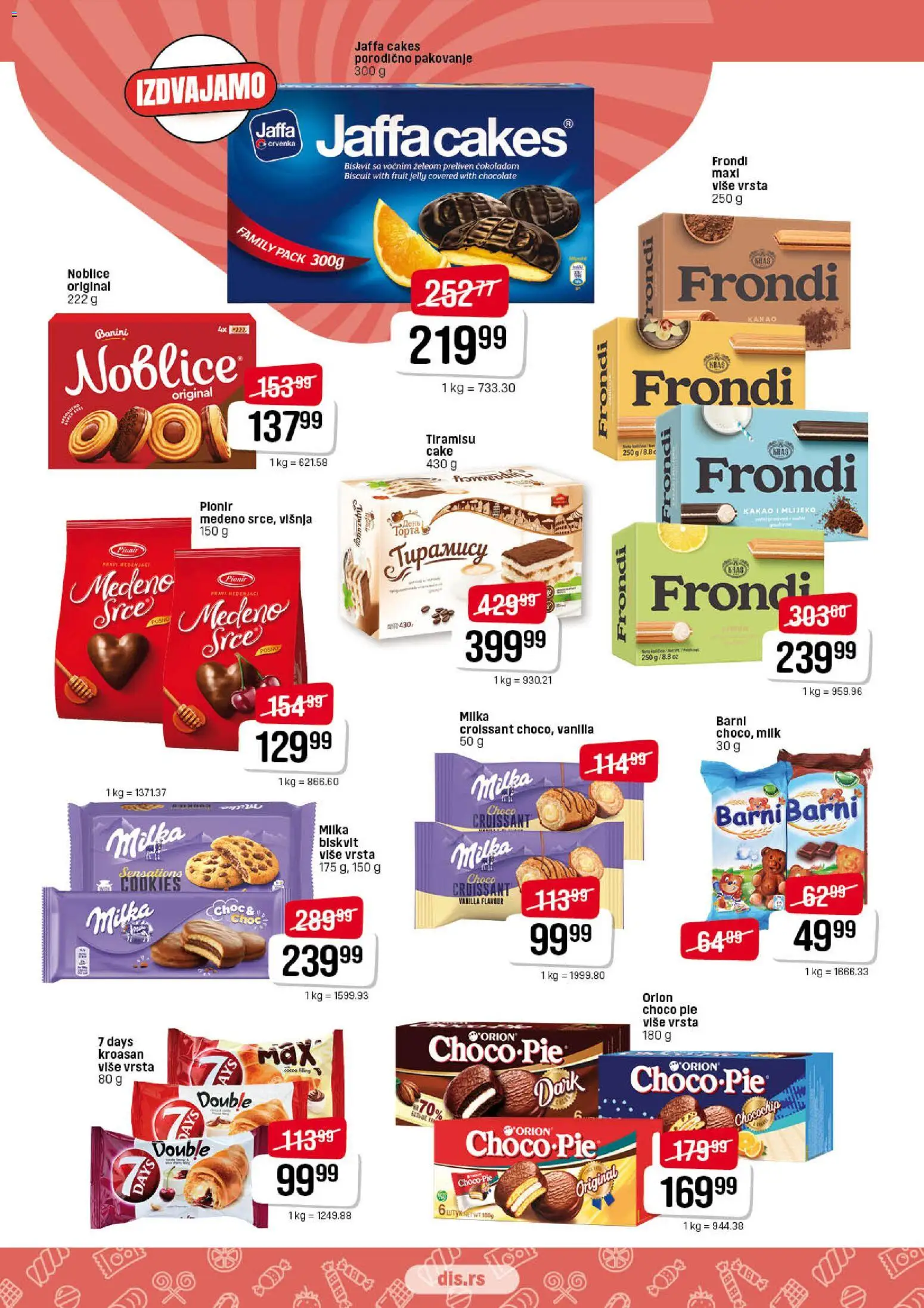 Super DIS katalog - važi od 21.05.2026 | Strana: 13 | Proizvode: Višnja, Kroasan, Noblice, Pakovanje