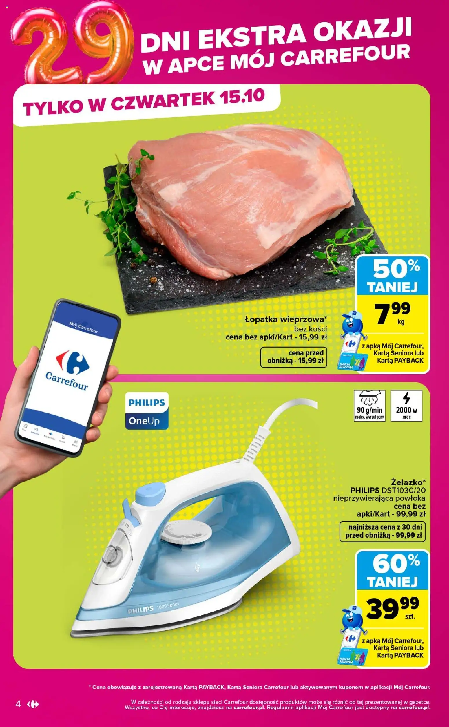 Carrefour gazetka - Market od 12.10.2026 | Strona: 4 | Produkty: Karta