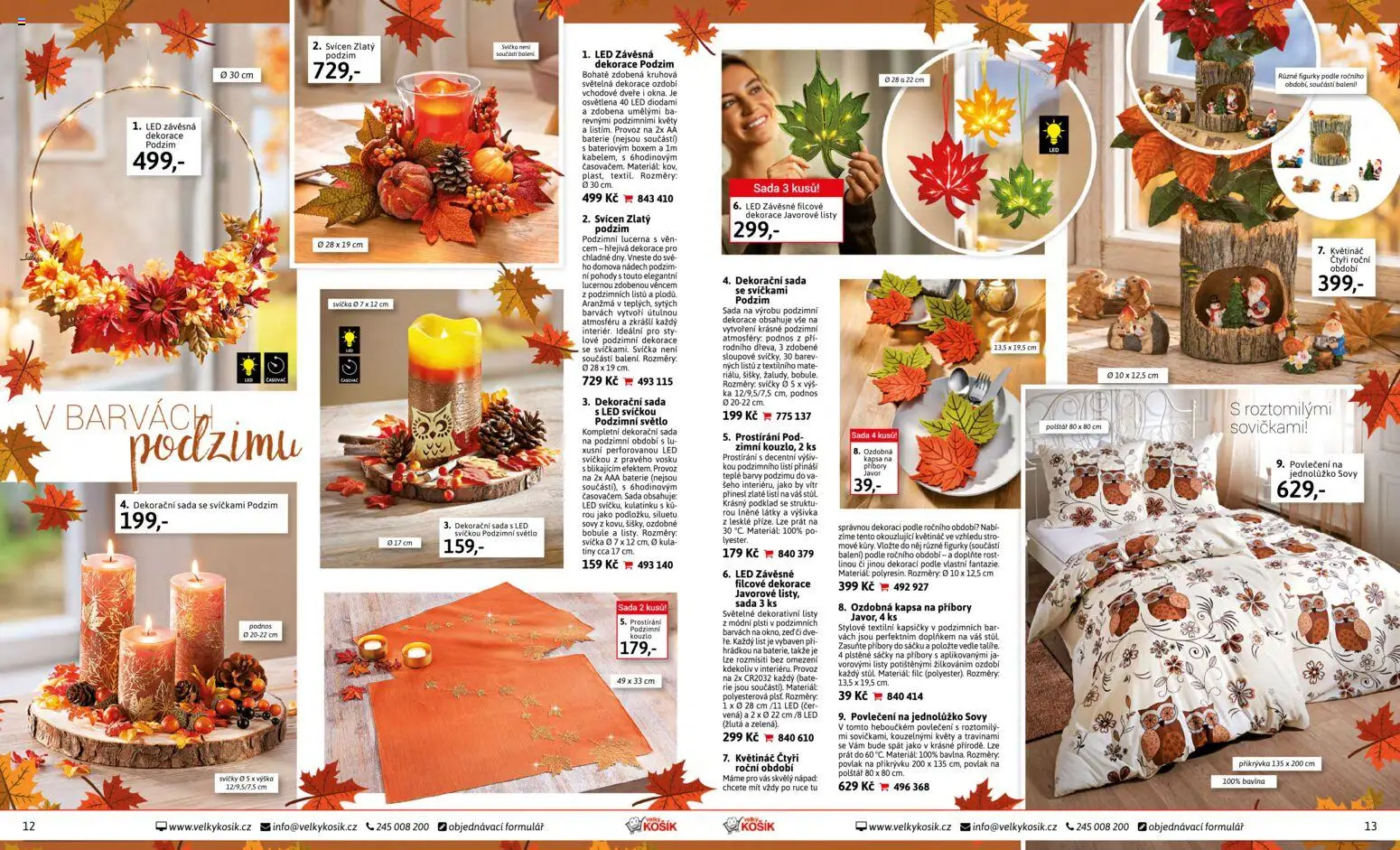 Velký Košík leták od 21.09.2026 | Strana: 7 | Produkty: Svícen, Časovač, LED, Dekorace