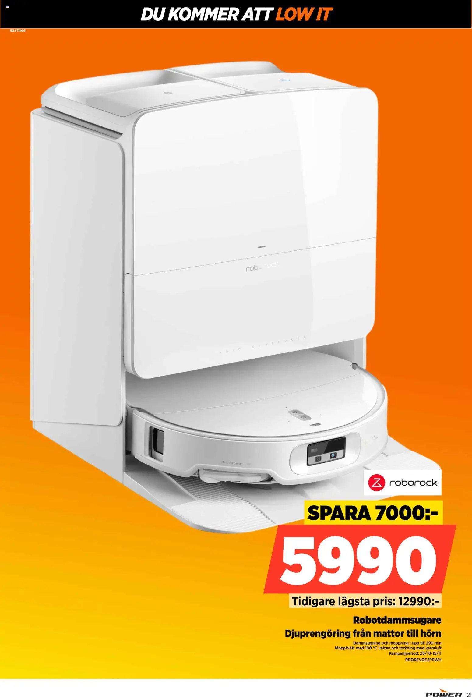 Power reklamblad aktuell från 26/10/2026 | Sida: 21 | Produkter: Vatten, Robotdammsugare
