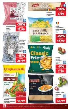Ofertele Kaufland valabile de la 30.09.2026 | Pagină: 39 | Produse: Cașcaval, Aluat, Bonito, Amestec