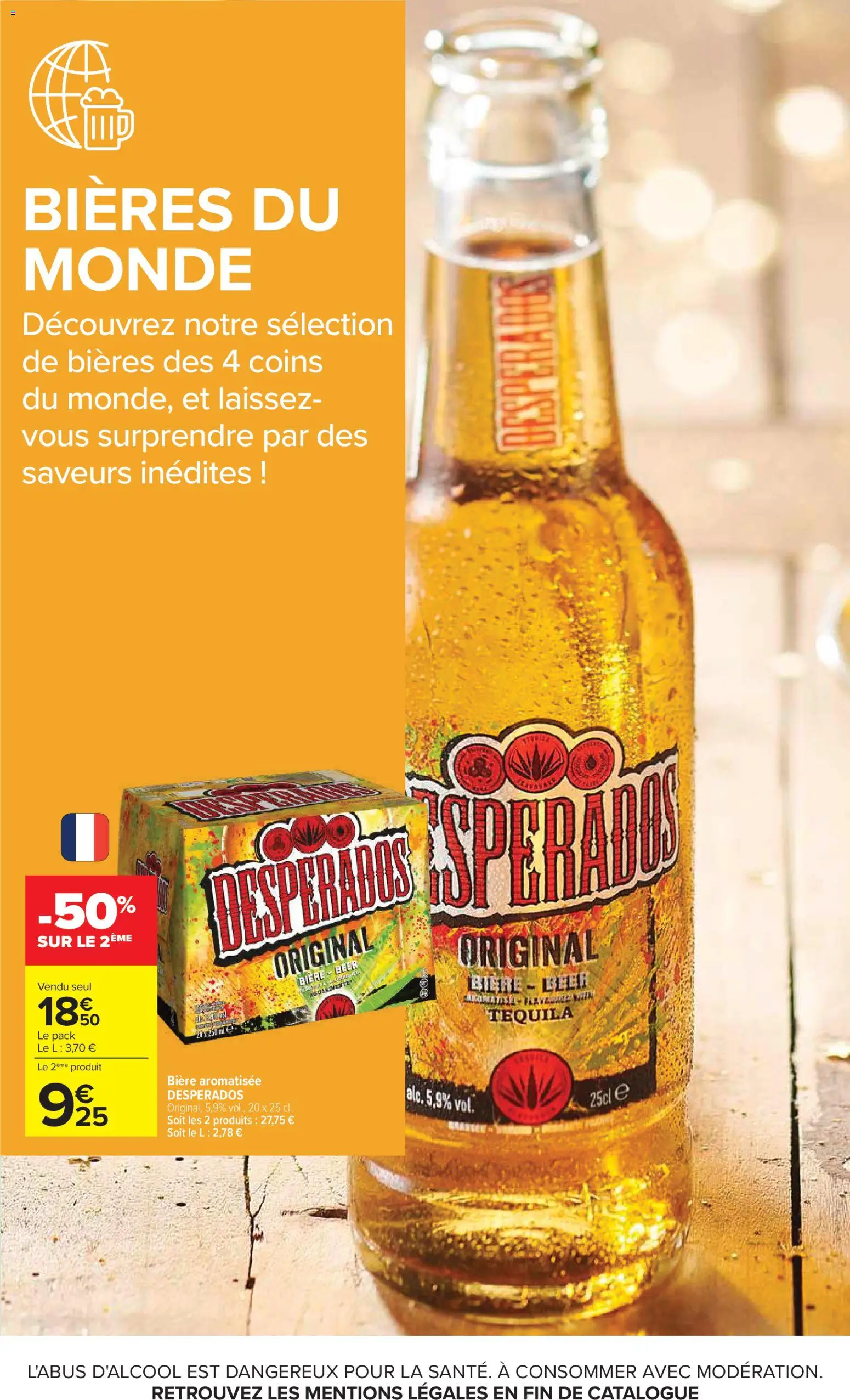 {H1} | Page: 8 | Produits: Desperados, Tequila, Bière