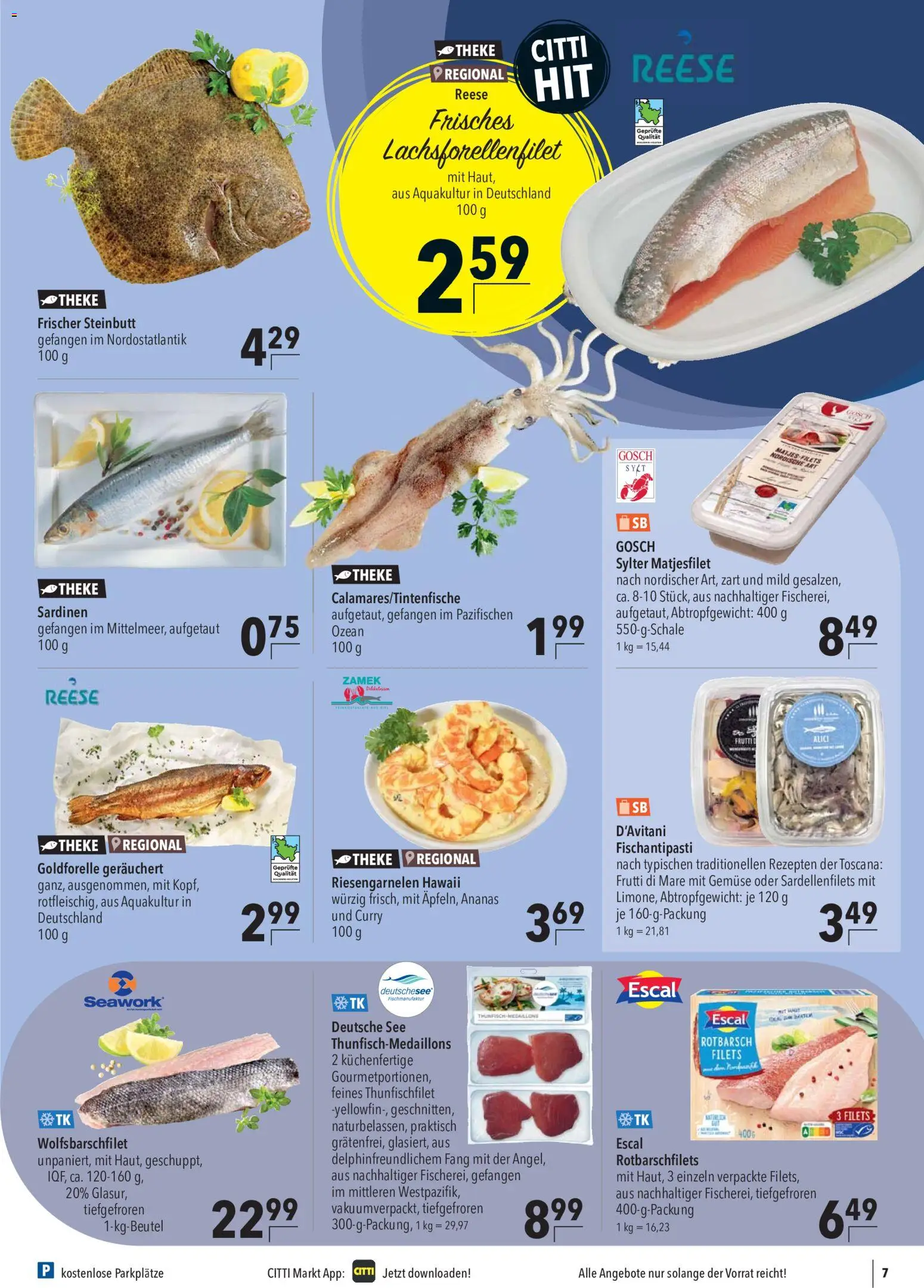 CITTI Markt Prospekt – gültig ab 15.07.2026 | Seite: 7 | Produkte: Theke, Ananas, Gemüse