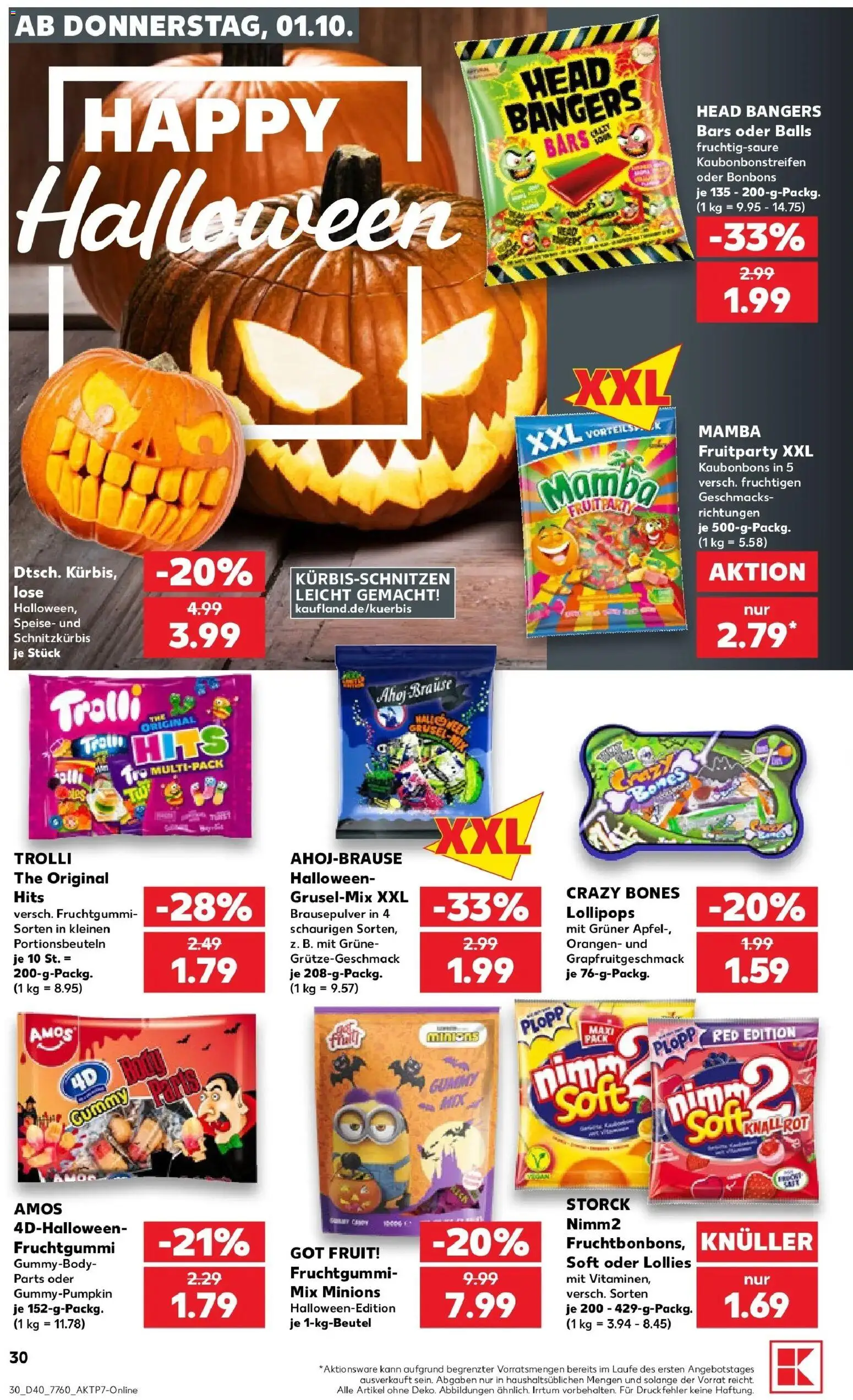 Prospekt Kaufland ab 28.09.2026 » Angebote Online zum Blättern | Seite: 40 | Produkte: Äpfel, Orangen