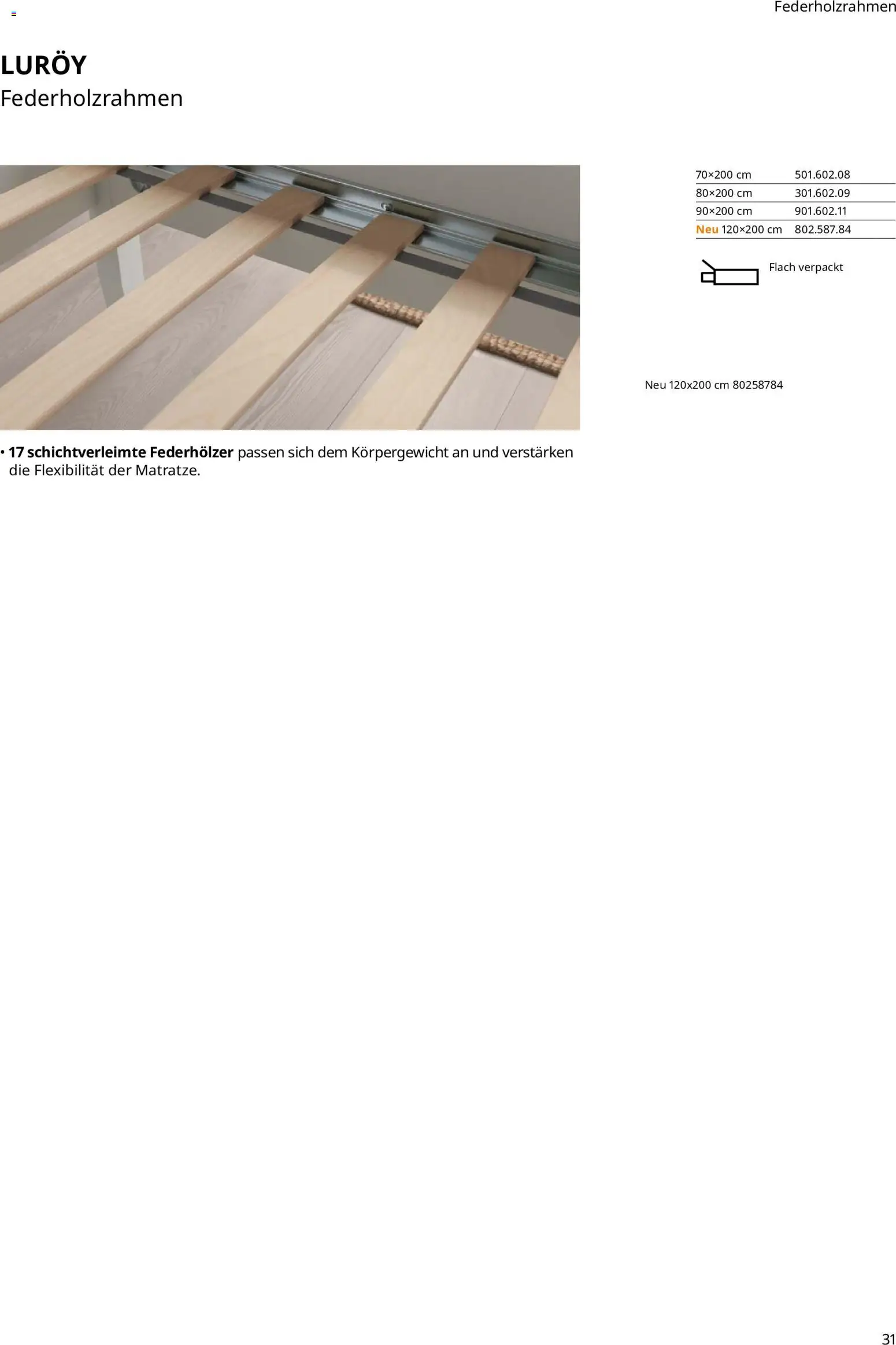 Ikea Prospekt Schlafkomfort – gültig ab 16.09.2026 | Seite: 31
