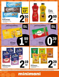 Minimani-mainoslehti voimassa 05/08/2026 alkaen | Sivu: 6 | Tuotteet: Mustikka, Sinappi, Suklaa, Ketsuppi