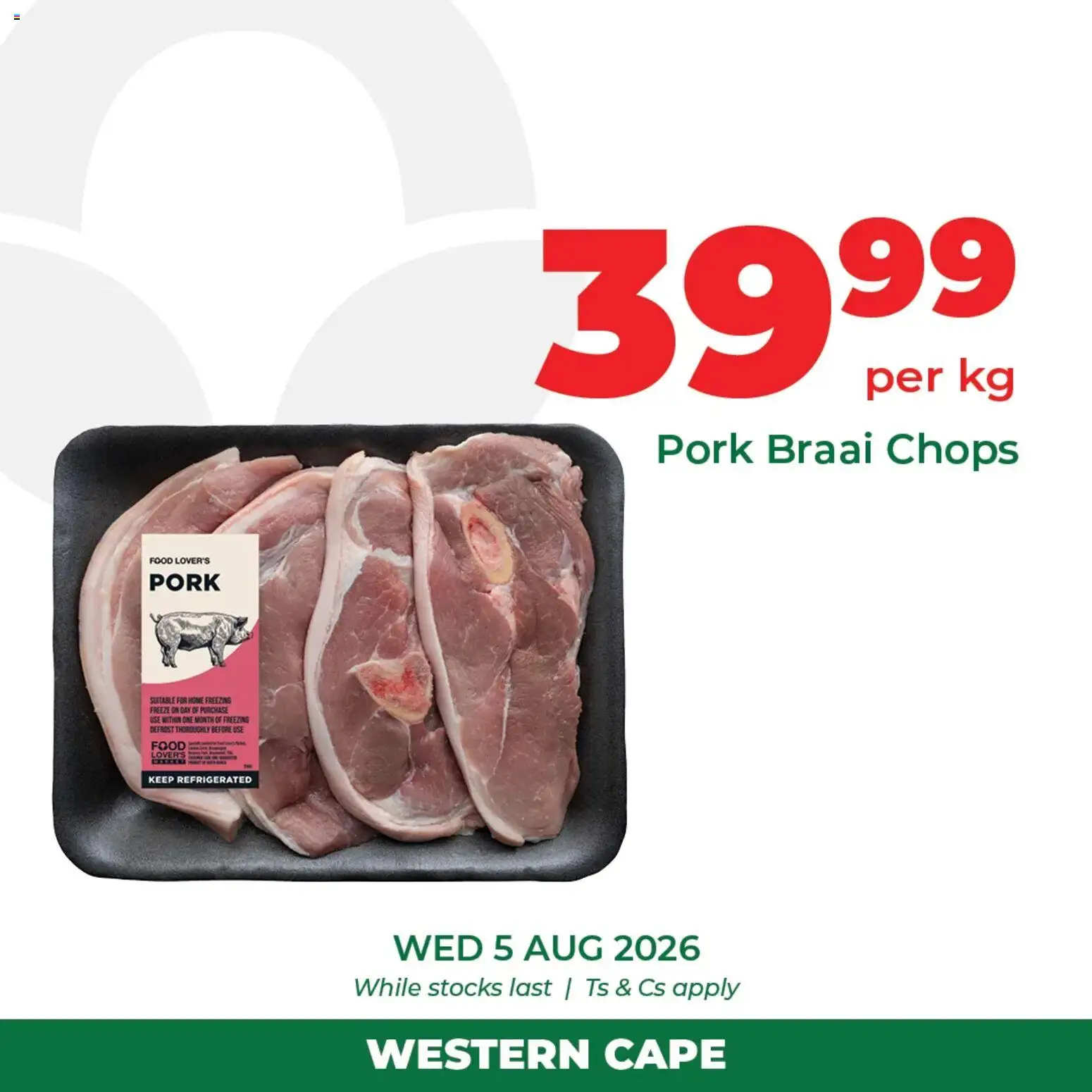 New Food Lover's Market catalogue – valid from 05/08/2026 | Page: 3 | Products: Pork