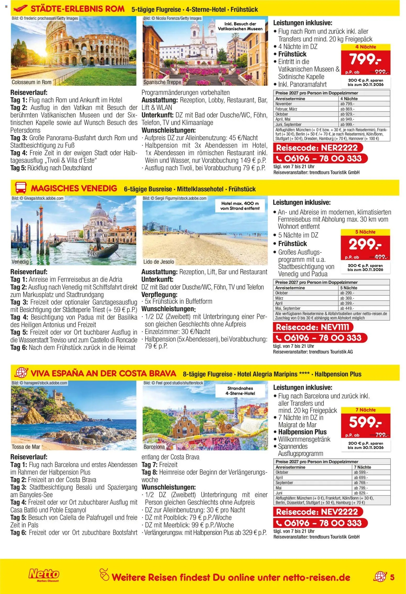 Netto Marken-Discount Reise-Sonderangebote – gültig ab 15.10.2026 | Seite: 5