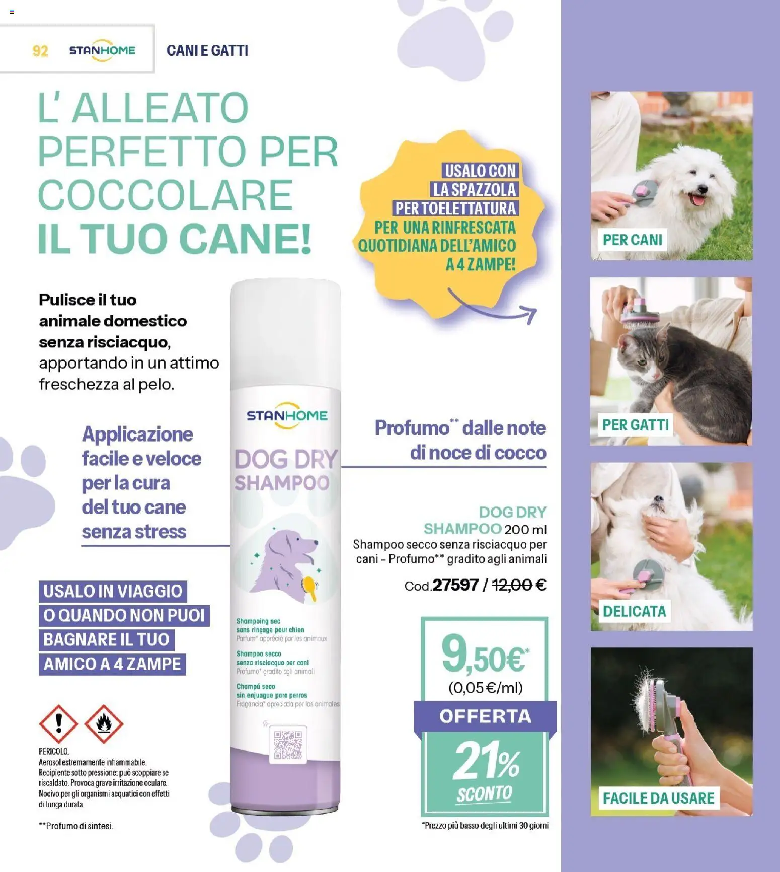 Volantino Stanhome del 03.06.2026 | Pagina: 92 | Prodotti: Spazzola, Shampoo, Cocco, Profumo