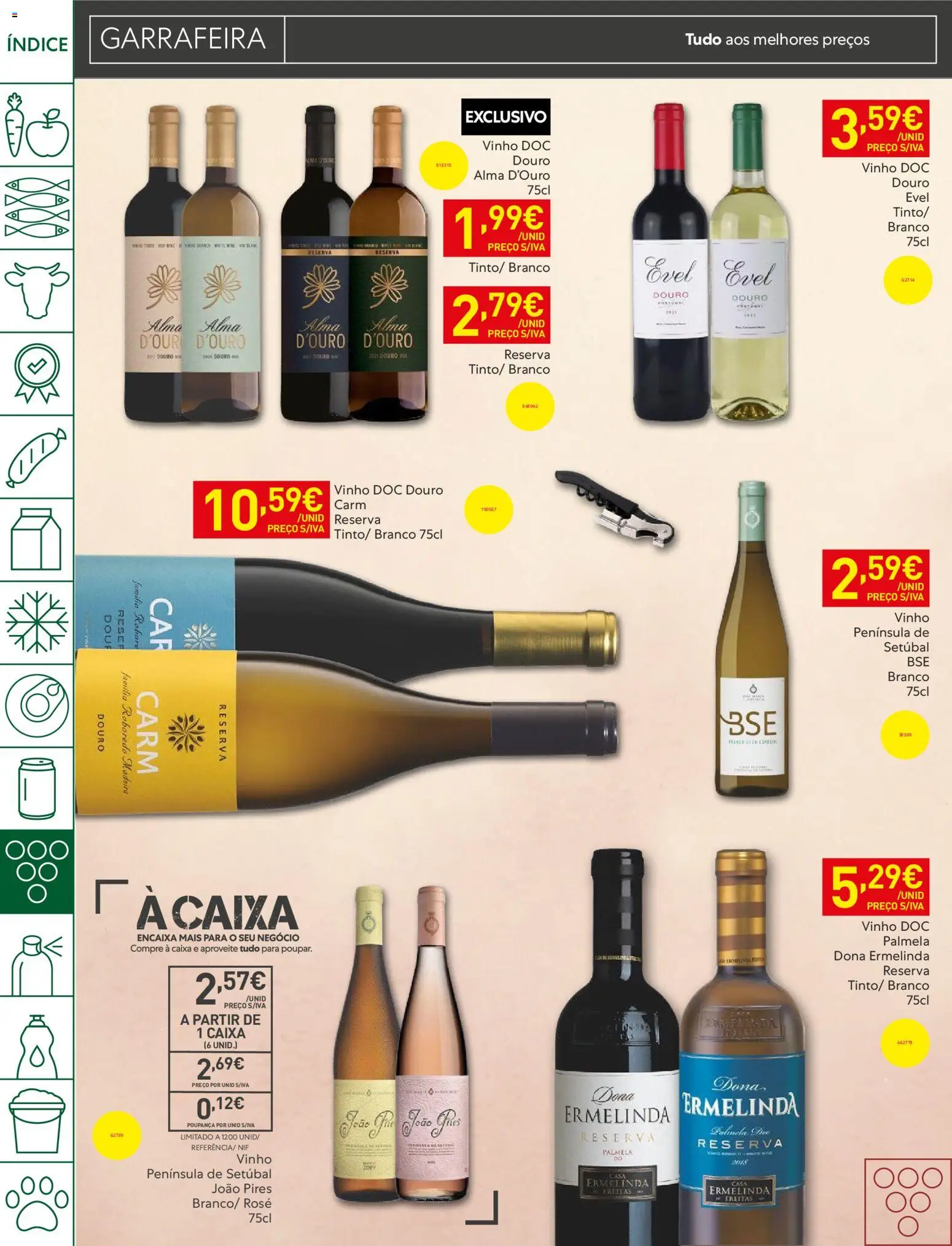Recheio folheto │ válido de 19.05.2026 | Página: 38 | Produtos: Caixa, Vinho