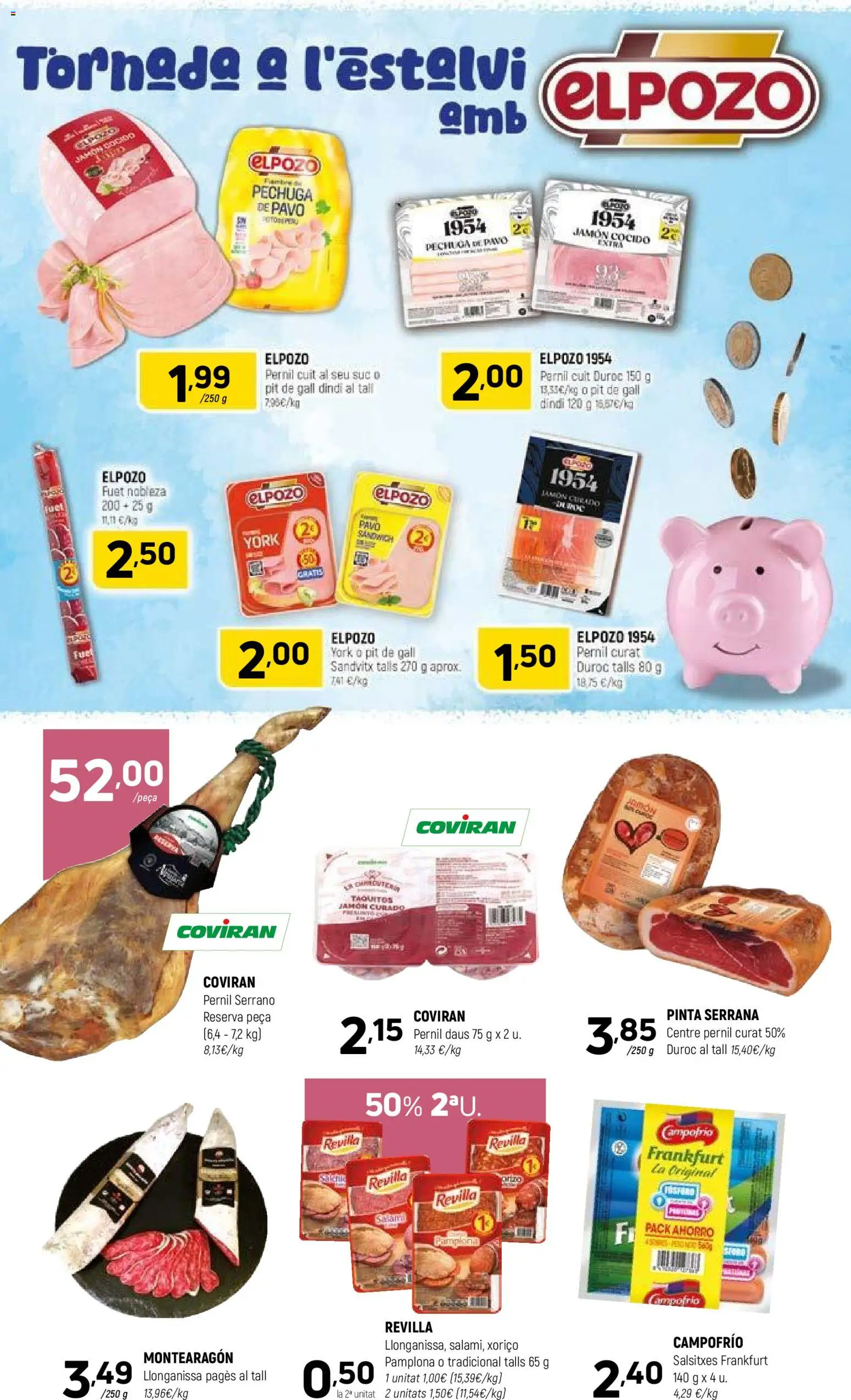 Coviran Ofertas │ válido desde el 22/09/2026 | Página: 4 | Productos: Jamón, Jamón cocido, Pavo