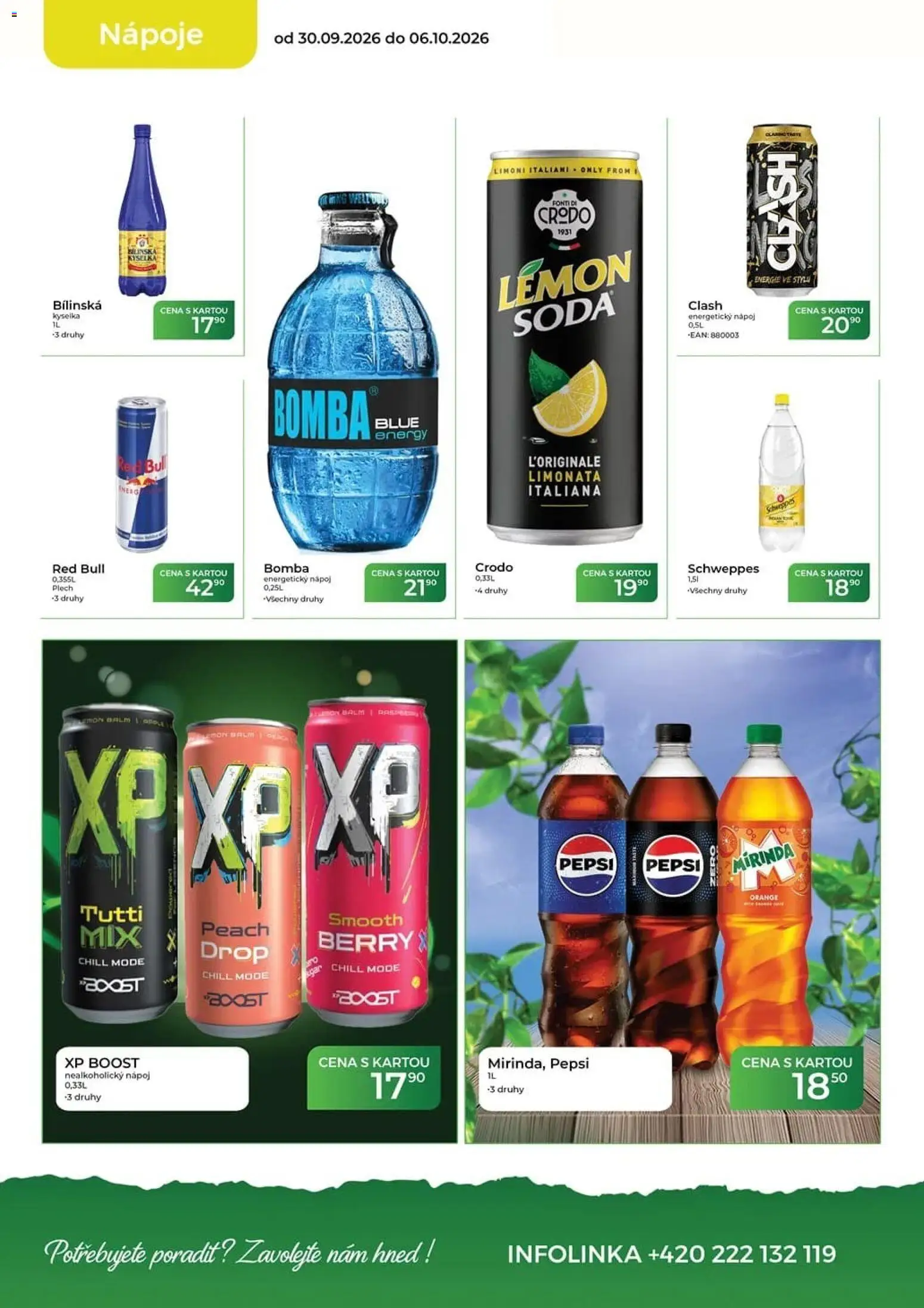Tamda Foods leták od 30.09.2026 | Strana: 10 | Produkty: Pepsi, Plech, Mirinda, Red Bull