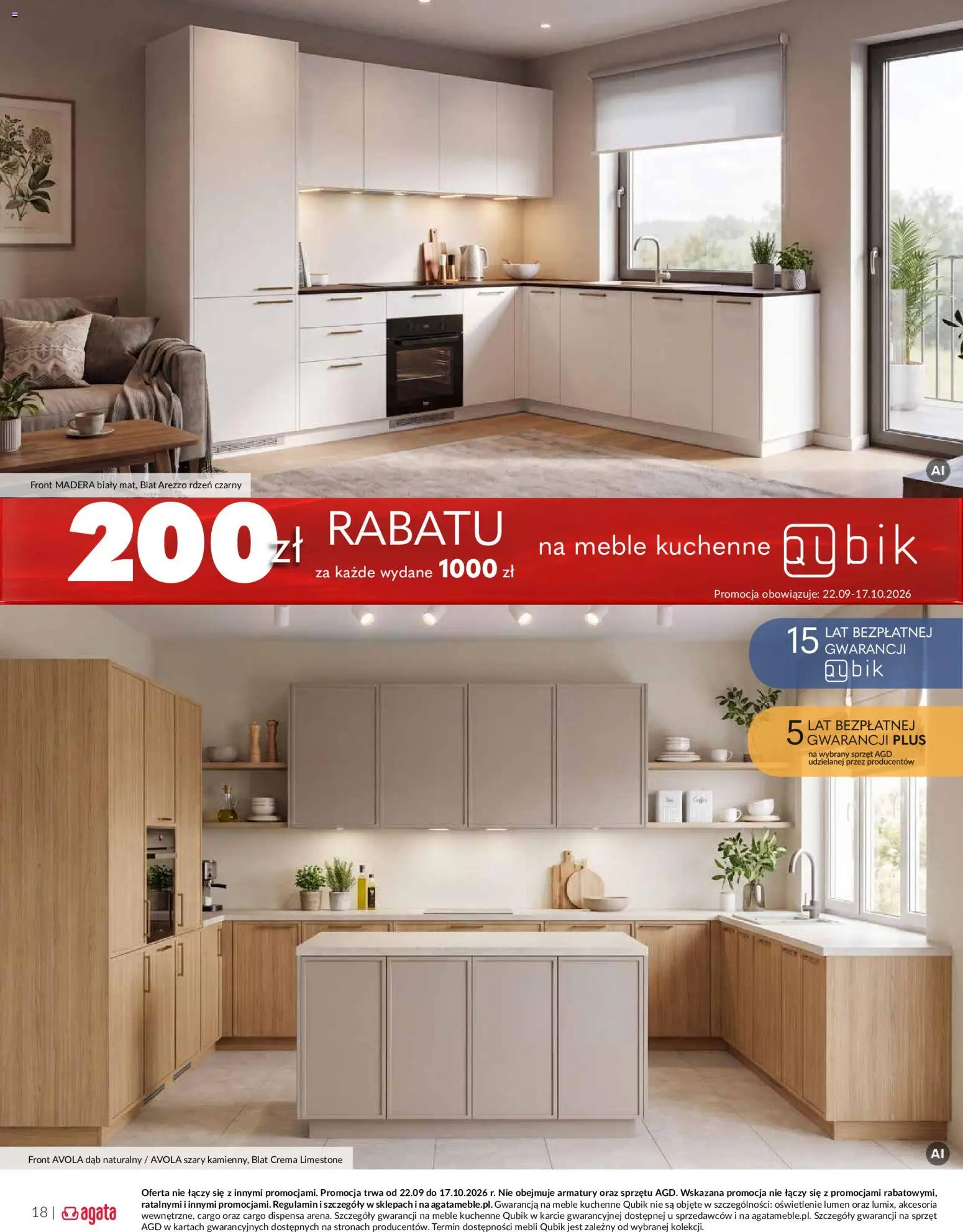 Salony Agata gazetka od 22.09.2026 | Strona: 18 | Produkty: Oświetlenie