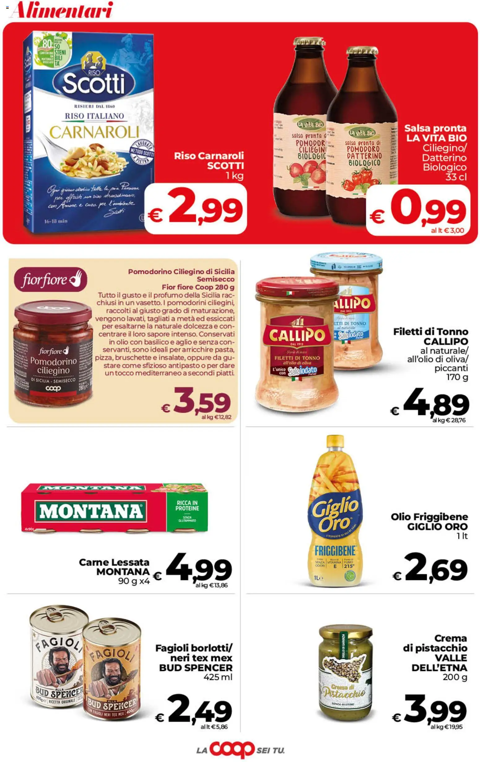 Volantino COOP del 02/10/2026 | Pagina: 20 | Prodotti: Crema, Fagioli, Salsa, Tonno