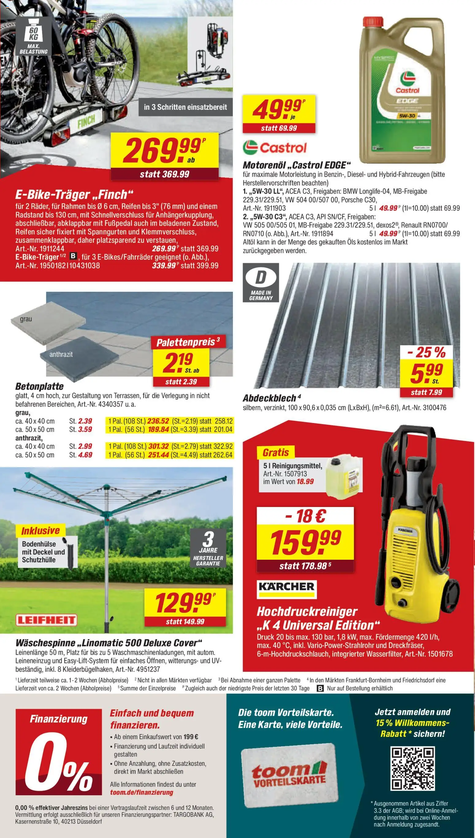 Toom Baumarkt Prospekt – gültig ab 08.08.2026 | Seite: 6 | Produkte: Hochdruckreiniger
